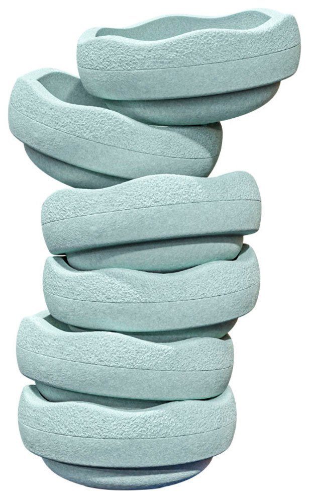 Stapelstein Balancetrainer Stapelstein mint, für Drinnen und Draußen, 6-tlg. ØxH: 27,5x12 cm