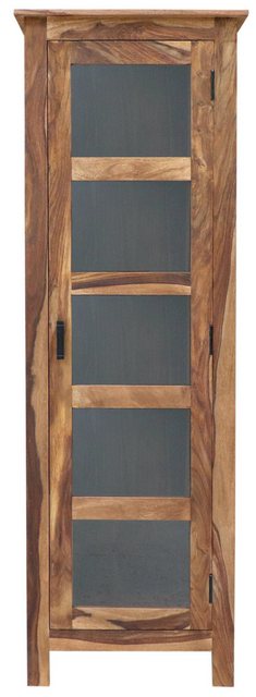 Indischesmoebelhausde Vitrine Vitrine Rami 60x180x45 aus indischem Palisand günstig online kaufen