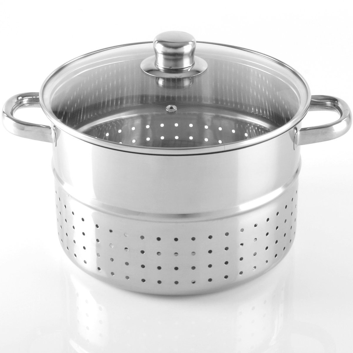 Gräfenstayn Entsafter - Dampfentsafter Edelstahl Induktion 15 L – Entsaftertopf Set, Rostfrei 18/10 mit 2 Ablaufschläuchen aus hygienischem Silikon!