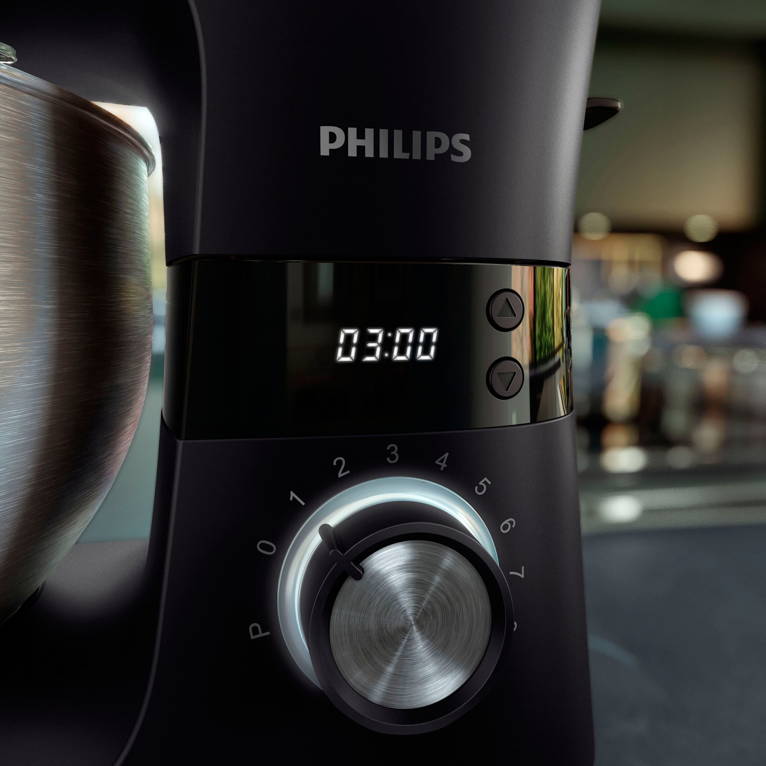 W, Philips 1000 Küchenmaschine 5,5 HR7962/01, Schüssel l