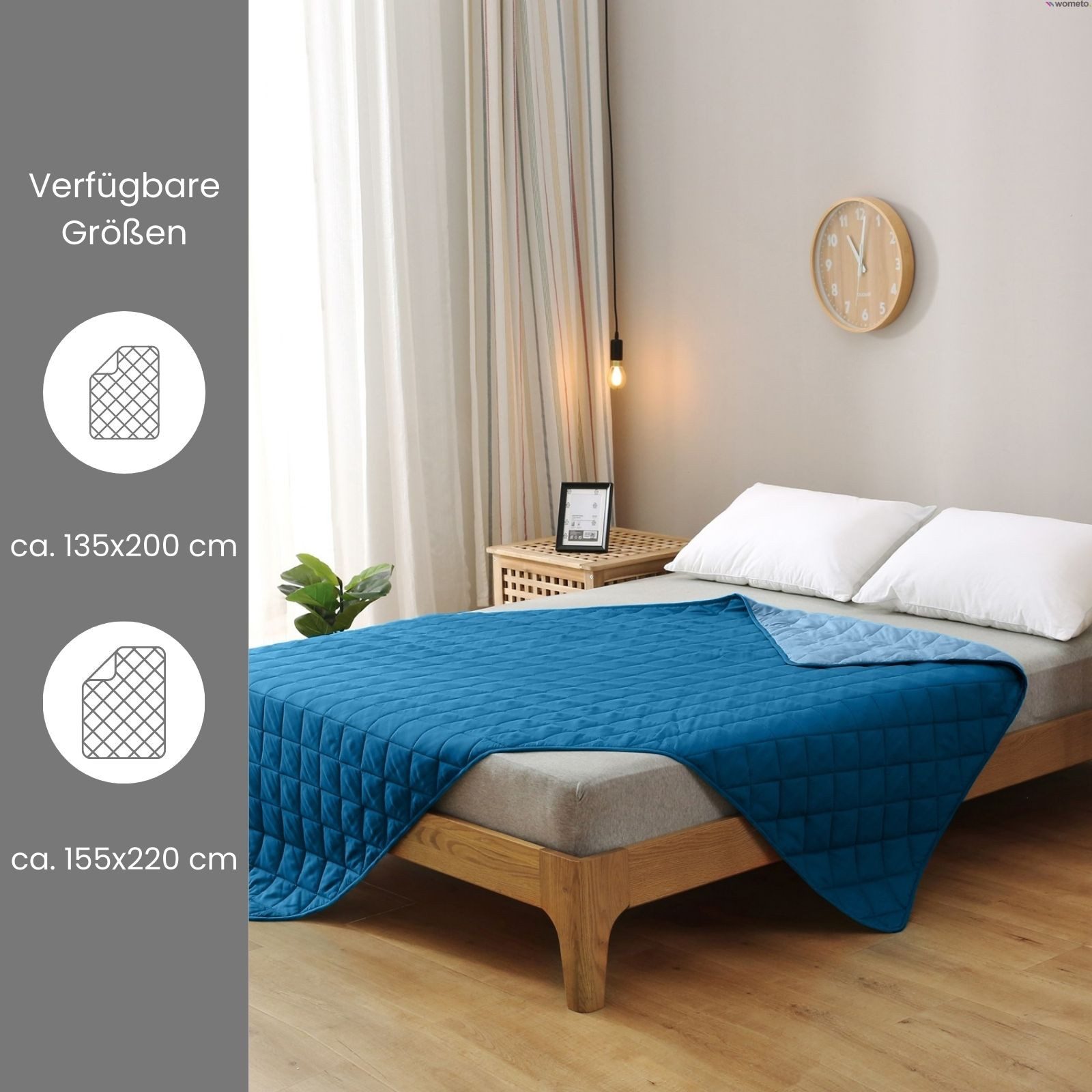 wometo Microfaserbettdecke Camping, 135x200 cm, Füllung: Kunstfaser, OEKO-T günstig online kaufen