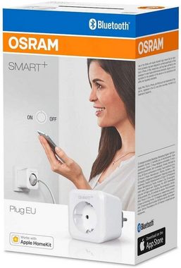 Osram Zwischenstecker »OSRAM SMART+ Plug, Bluetooth schaltbare Steckdose, fernbedienbar, für die Lichtsteuerung in Ihrem Smart Home, Kompatibel mit Apple Homekit und LEDVANCE Smart+ App für Android«, 1-St., Kompatibel mit Apple