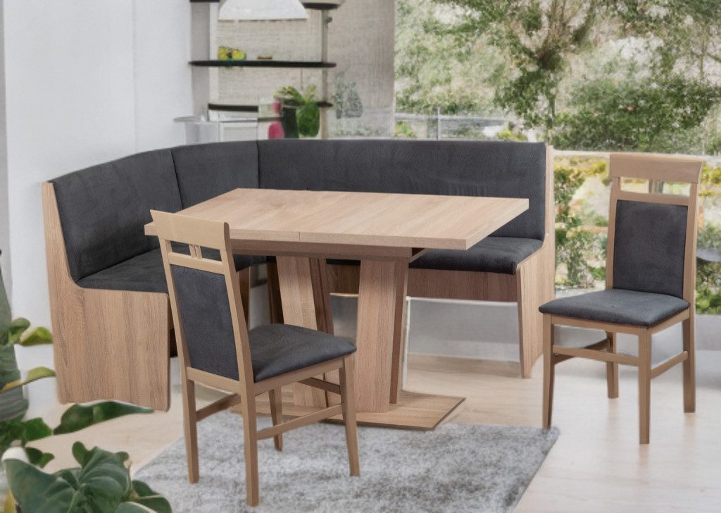 Stolebaenk Eckbankgruppe Duisburg Titanic Sonoma Stuhl Ibiza FG, (Eckbankgr günstig online kaufen