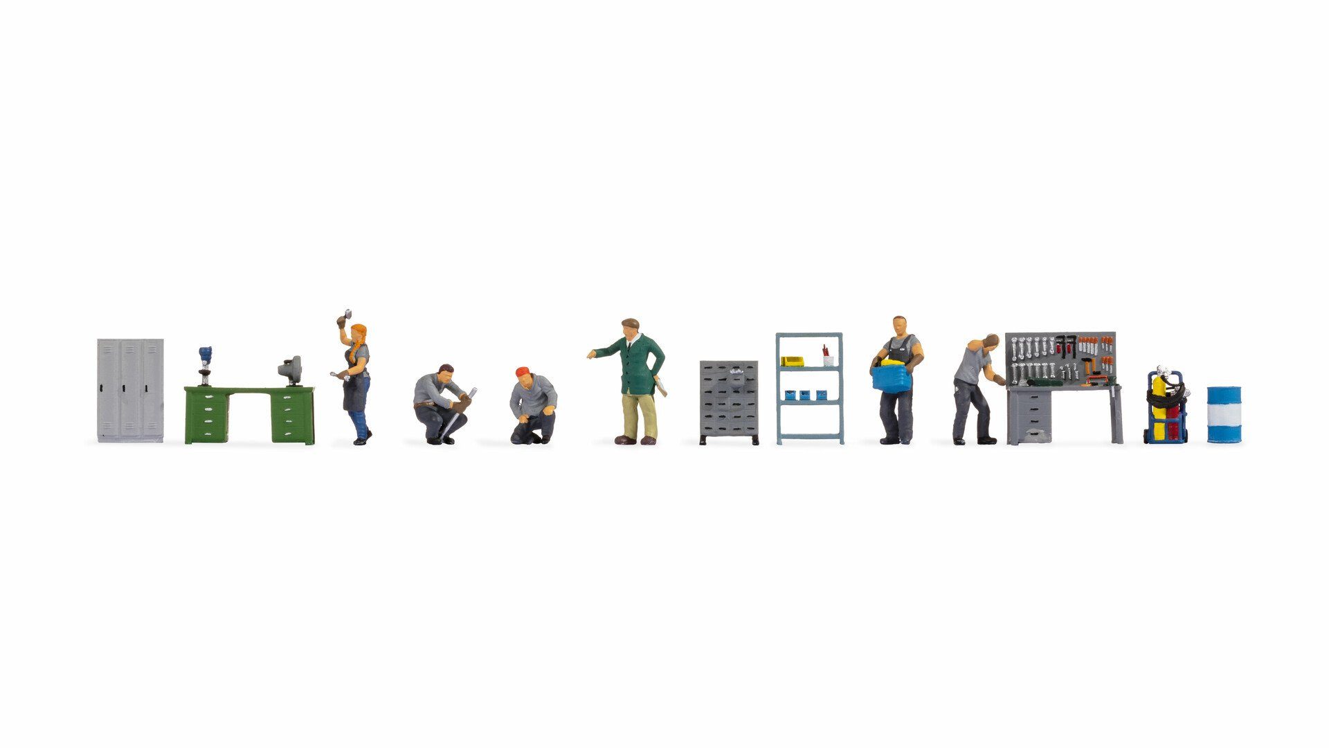 NOCH Dekofigur NOCH® Figuren-Themenwelt „Werkstatt“, Modelbaufigu