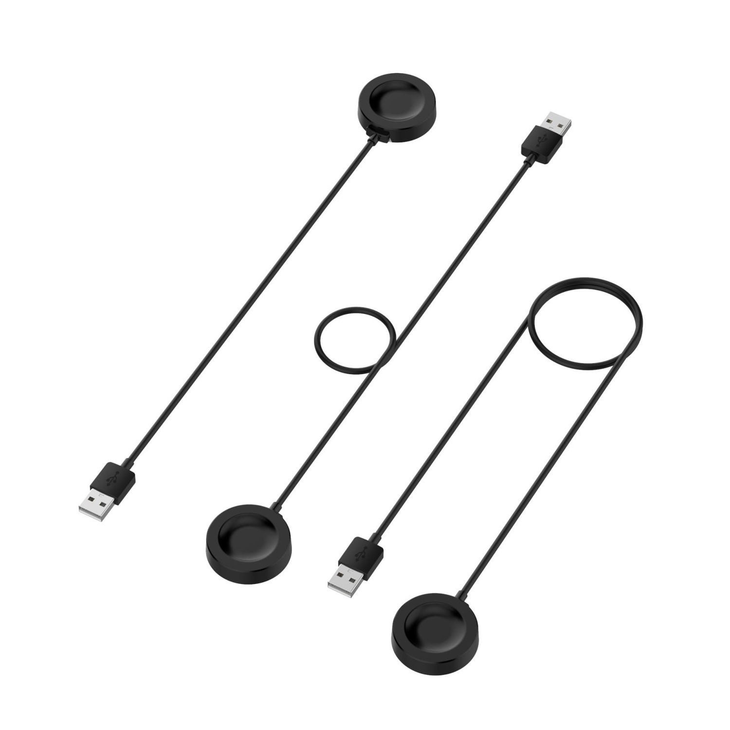 Wigento Für Huawei Watch D2 USB Integriertes Watch Ladekabel 1 Meter Schwarz Stromadapter