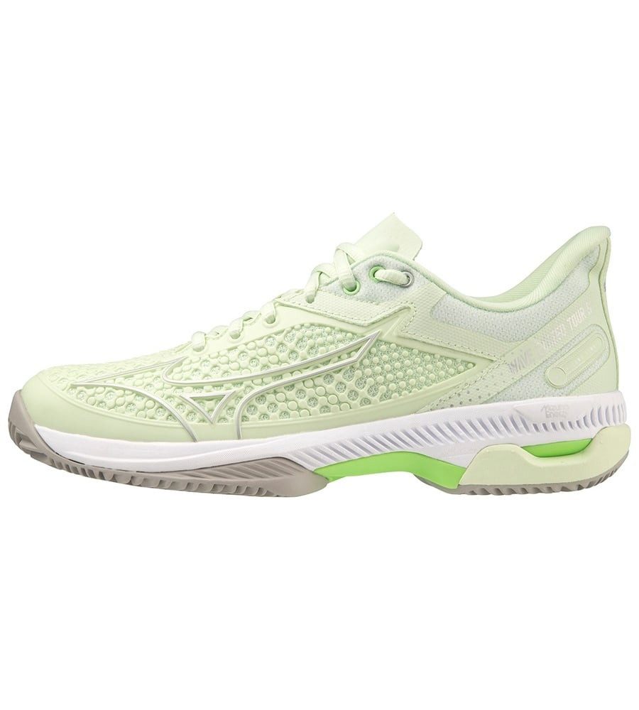 Mizuno Wave Exceed Tour 5 Sandplatz/Clay hellgrün Damen Tennisschuh