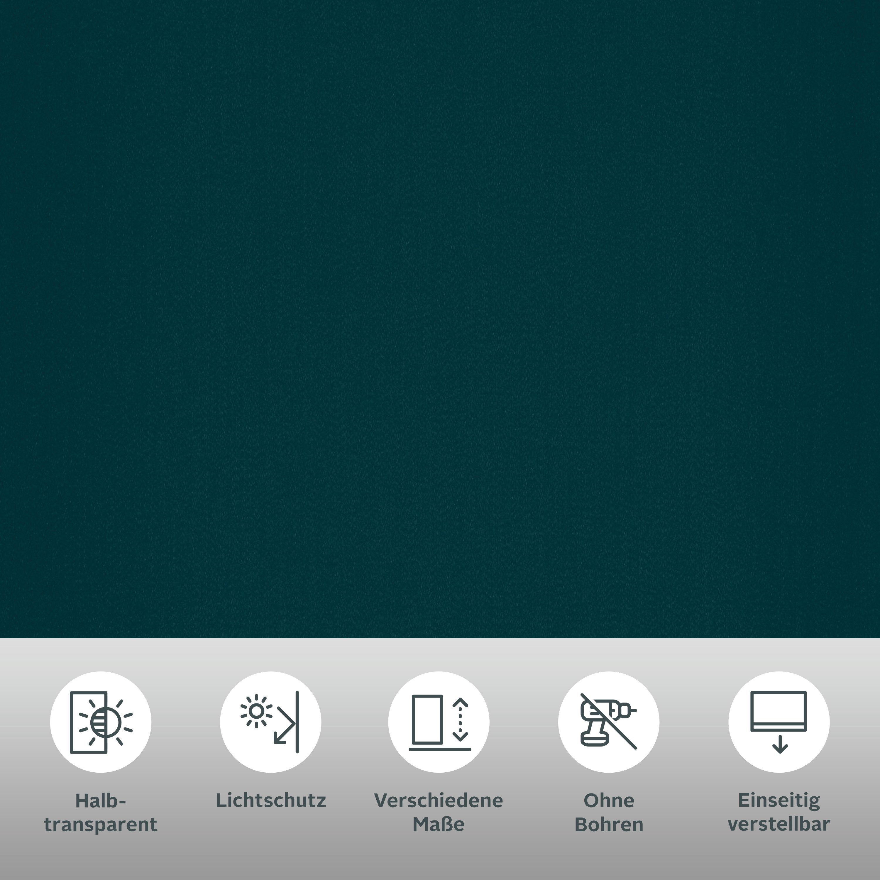 Seitenzugrollo Themse-Uni, OTTO home, Lichtschutz, ohne Bohren, freihängend, Klemmfix, Bestseller mit 1500 4,5-Sterne-Bewertungen, Klemmträger Bestseller