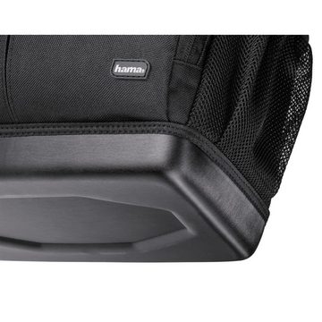 Hama Kameratasche Kamera-Tasche Universal für DSLR Zubehör, Inneneinteilung, Schultergurt, Tragegriff, Gürtel-Schlaufen, Seitentaschen, Platz für Objektiv, fester Boden
