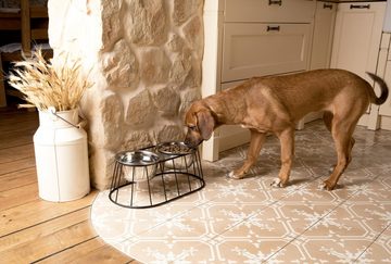 WONDERMAKE Napf-Set Hundenapf erhöht mittelgroße große Hunde mit Ständer Futternapf Hund, Edelstahl