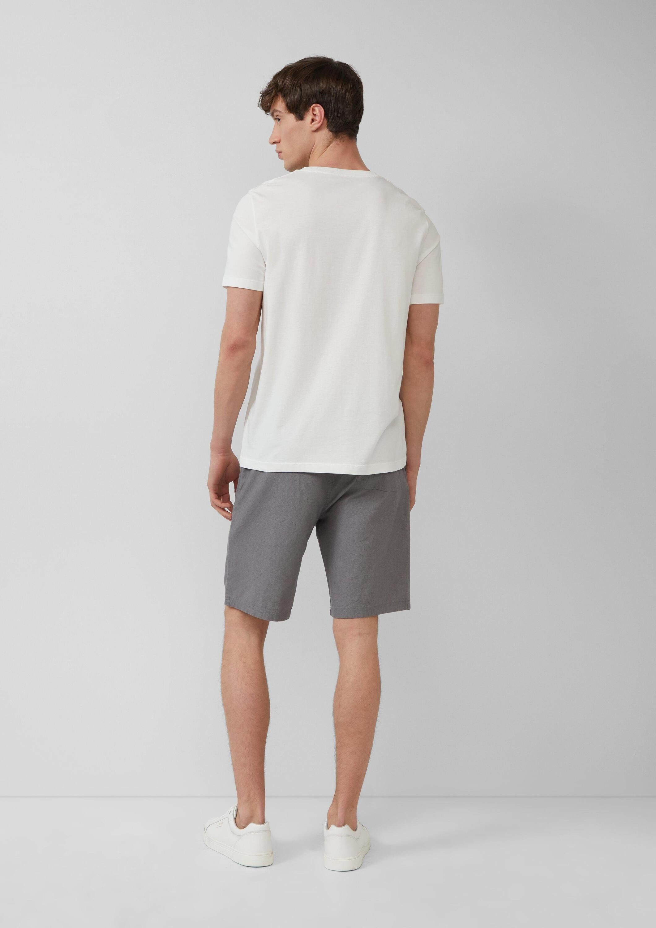 s.Oliver Shorts Hose DETROIT Detroit: Bermuda aus Baumwoll- und Leinenmix im Relaxed Fit