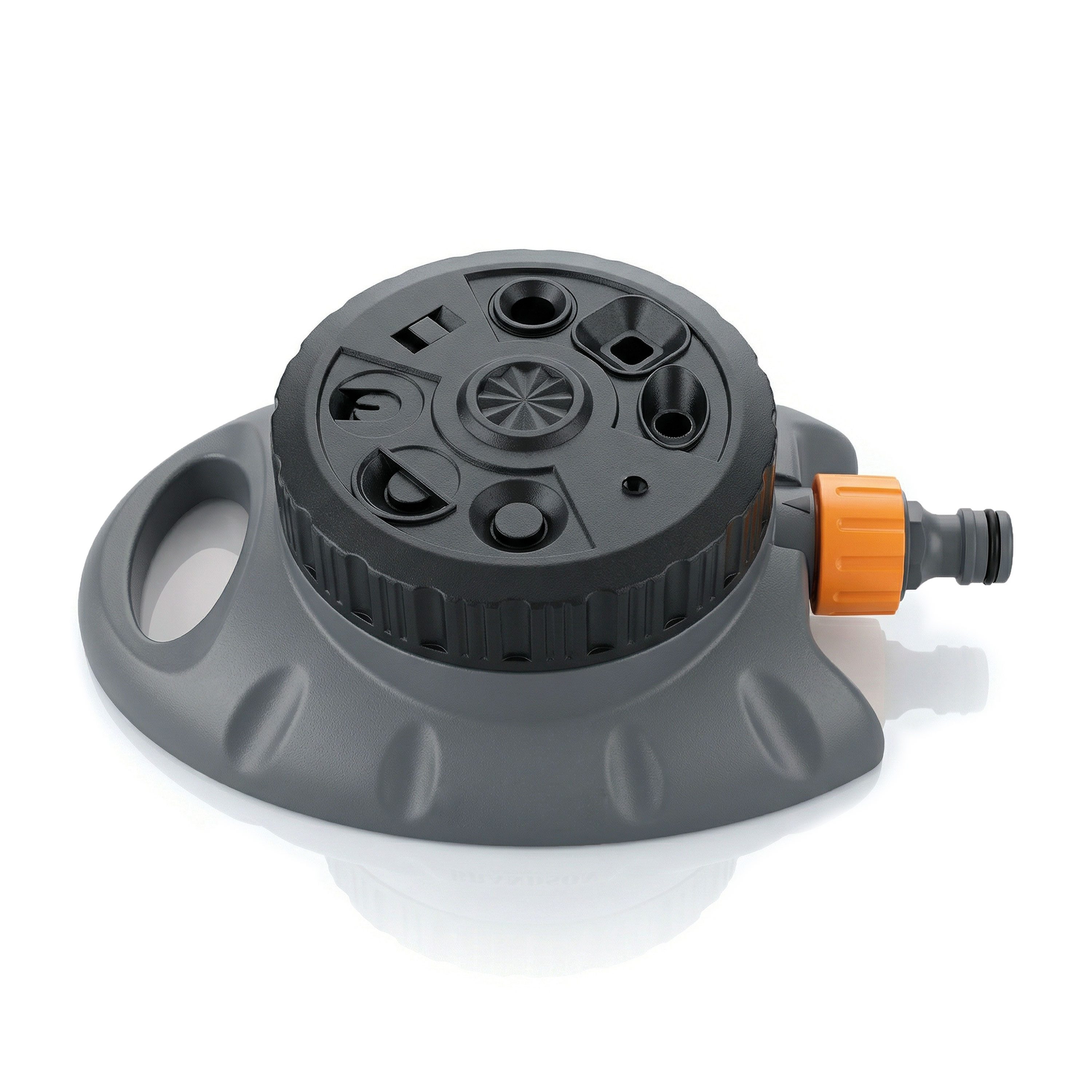 Brandson Vielflächenregner Garten Sprinkler, 360° Rasensprenger, 8 Sprühmodi, 110m² Bewässerung, für Flächen bis 110 m², (1-St), Vollkreis bis Strahlfächer, Flächenregner, Wasserstrahl einstellbar