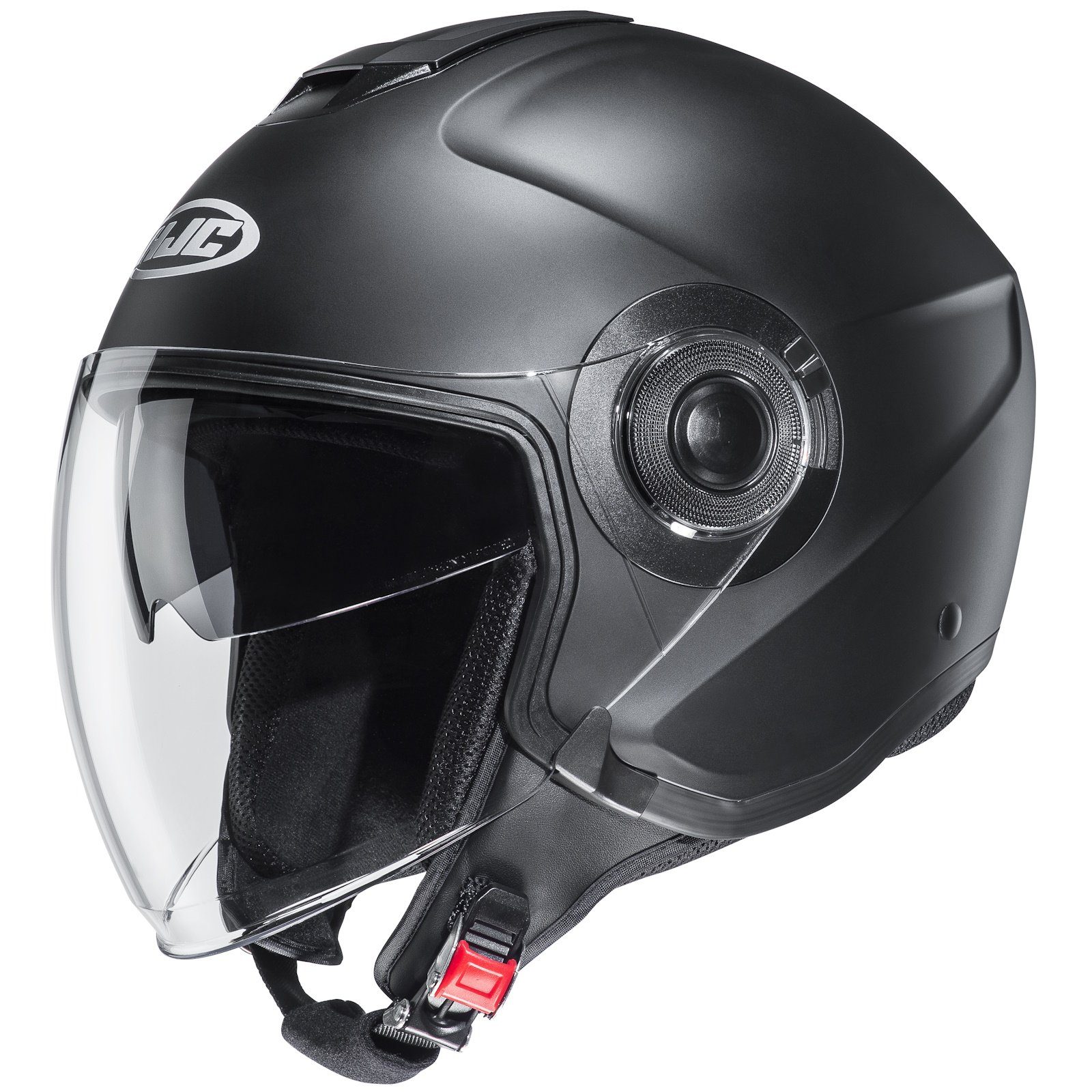 HJC Motorradhelm HJC i40N Solid semi matt schwarz Jethelm L (1er Set)