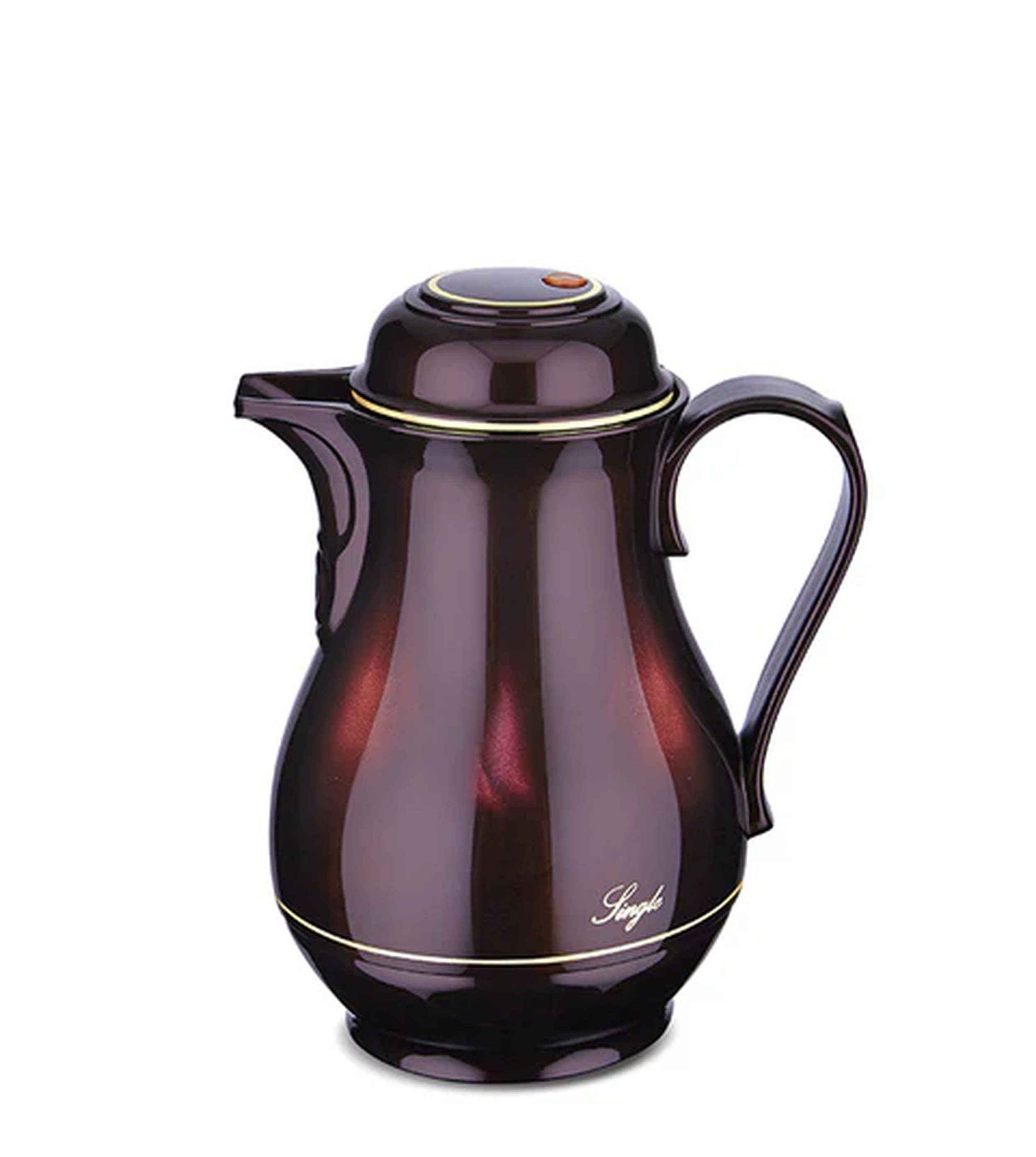 ROTPUNKT Isolierkanne Rotpunkt Isolierkanne 0.5L Black Cherry Lange Isolation BPA-frei, 0.5 l