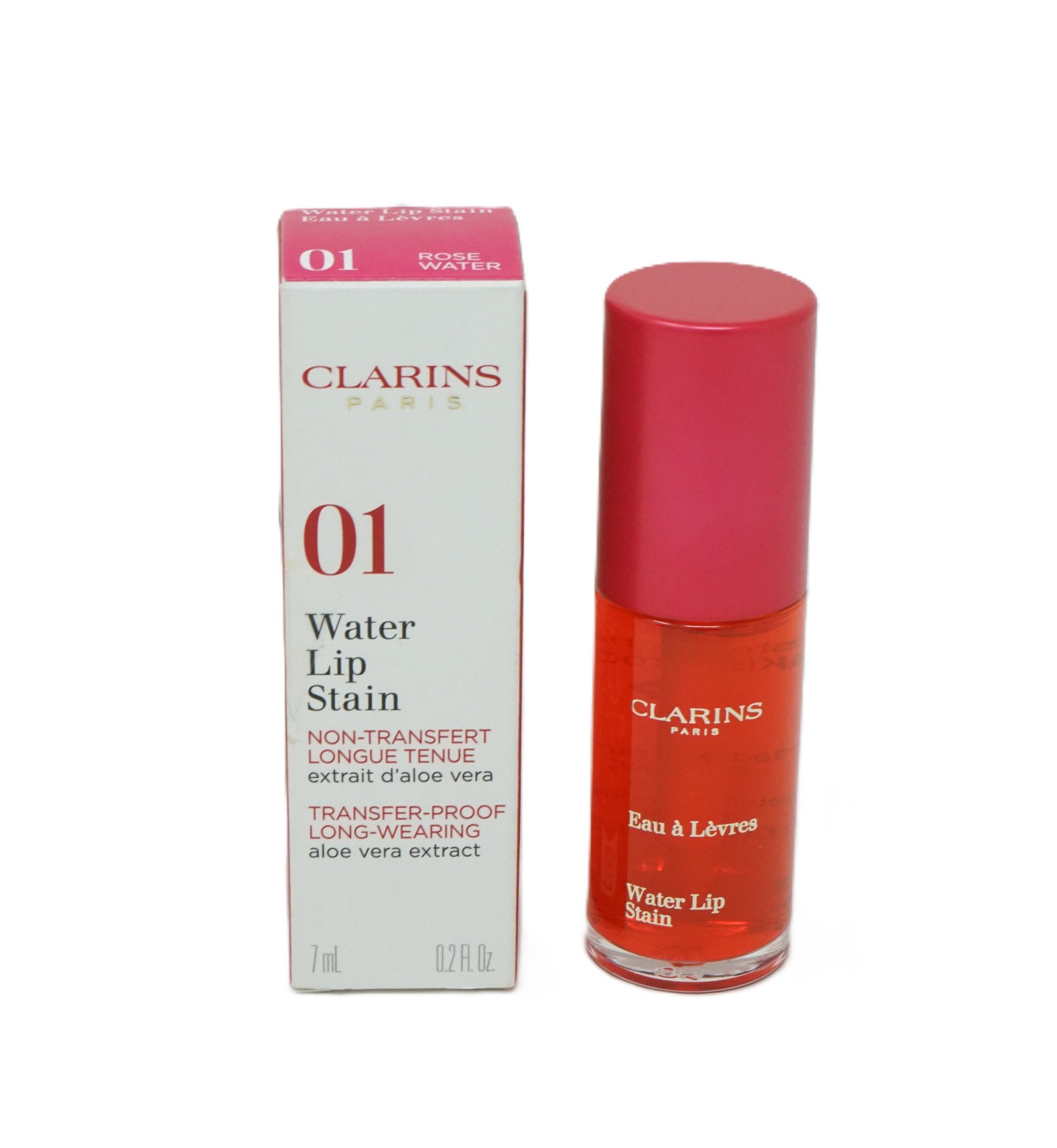 Clarins Блеск для губ Clarins Lip Water Lip Stain 7 ml Lippenessenz 01