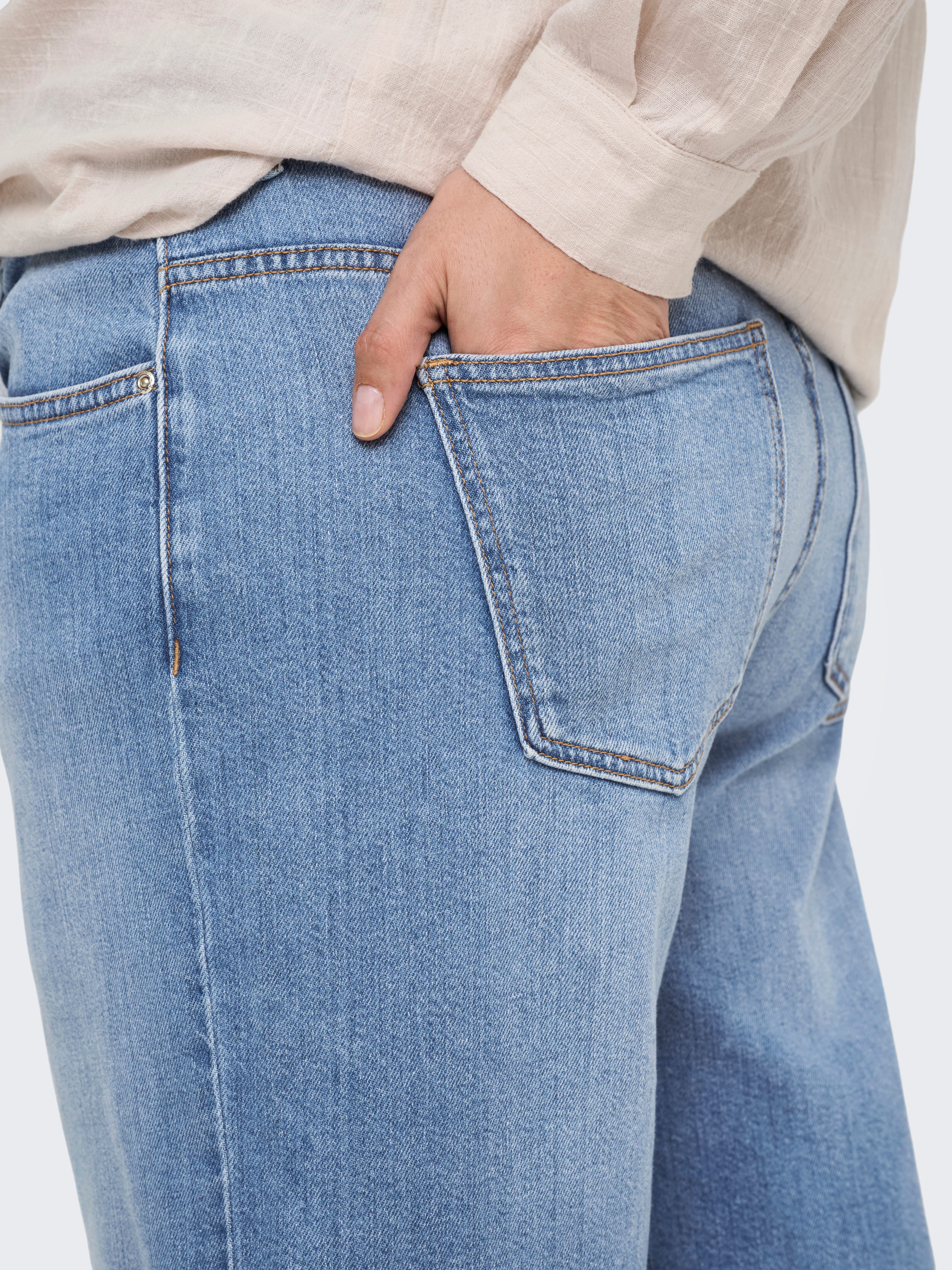 ONLY CARMAKOMA Jeansshorts CARSONNY HW WIDE DNM SHORTS NAS843 NOOS
