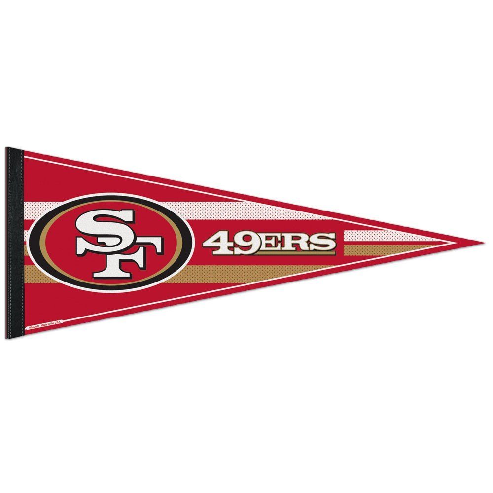 WinCraft Wanddekoobjekt NFL Filz Wimpel 75x30cm San Francisco 49ers