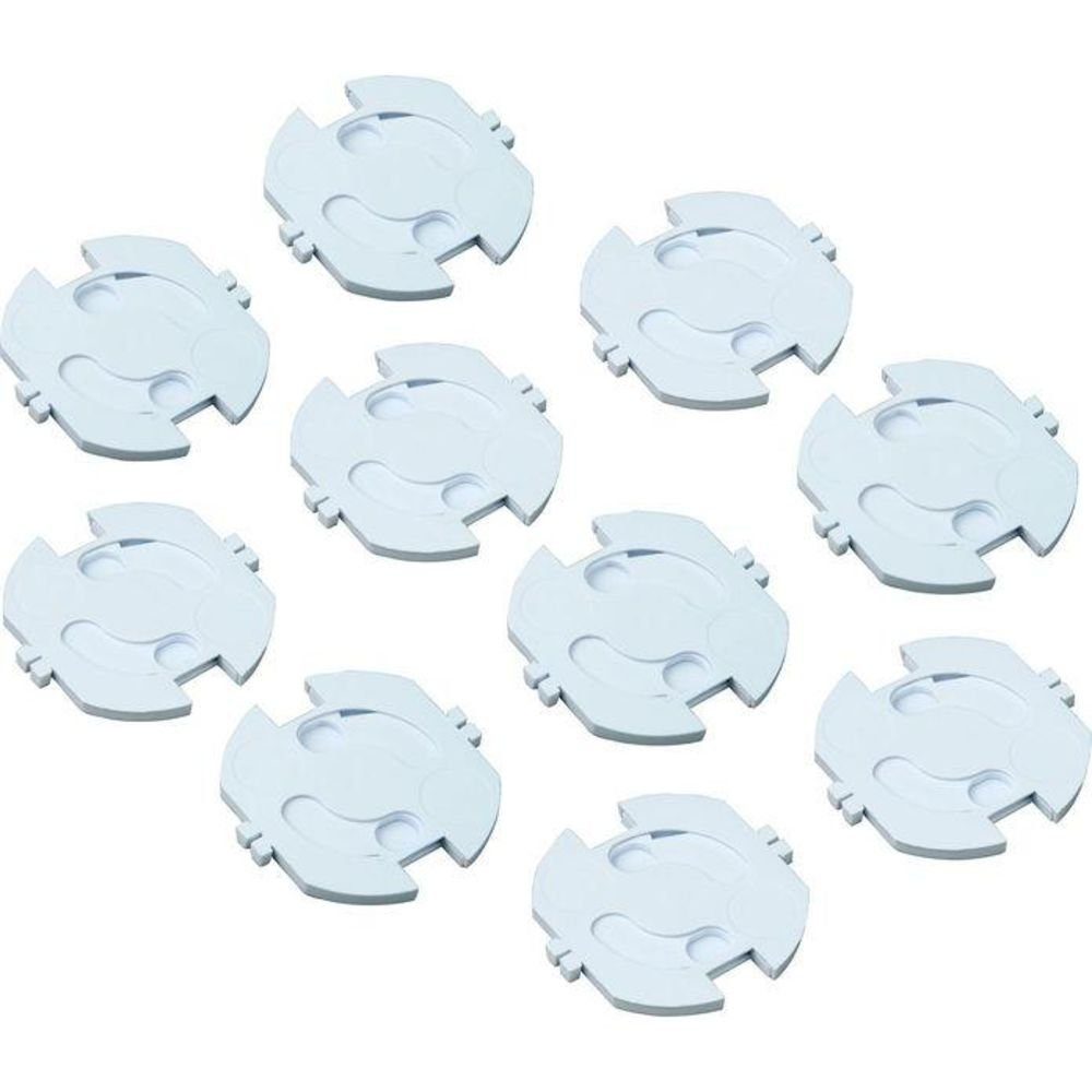 H+H Kindersicherung KS 10 Steckdosensicherung zum Einkleben, 10 Stück Kinde günstig online kaufen