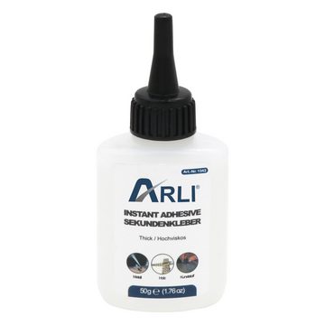 ARLI Montagekleber Sekundenkleber 50g mit Aktivator 200ml Universal, (1-tlg), Cyanacrylat Kleber Schnell trocknender Klebstoff