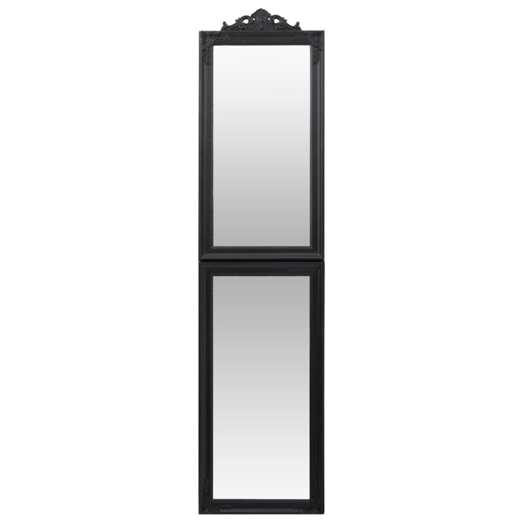 Schwarz Standspiegel 40x160 cm Wandspiegel furnicato