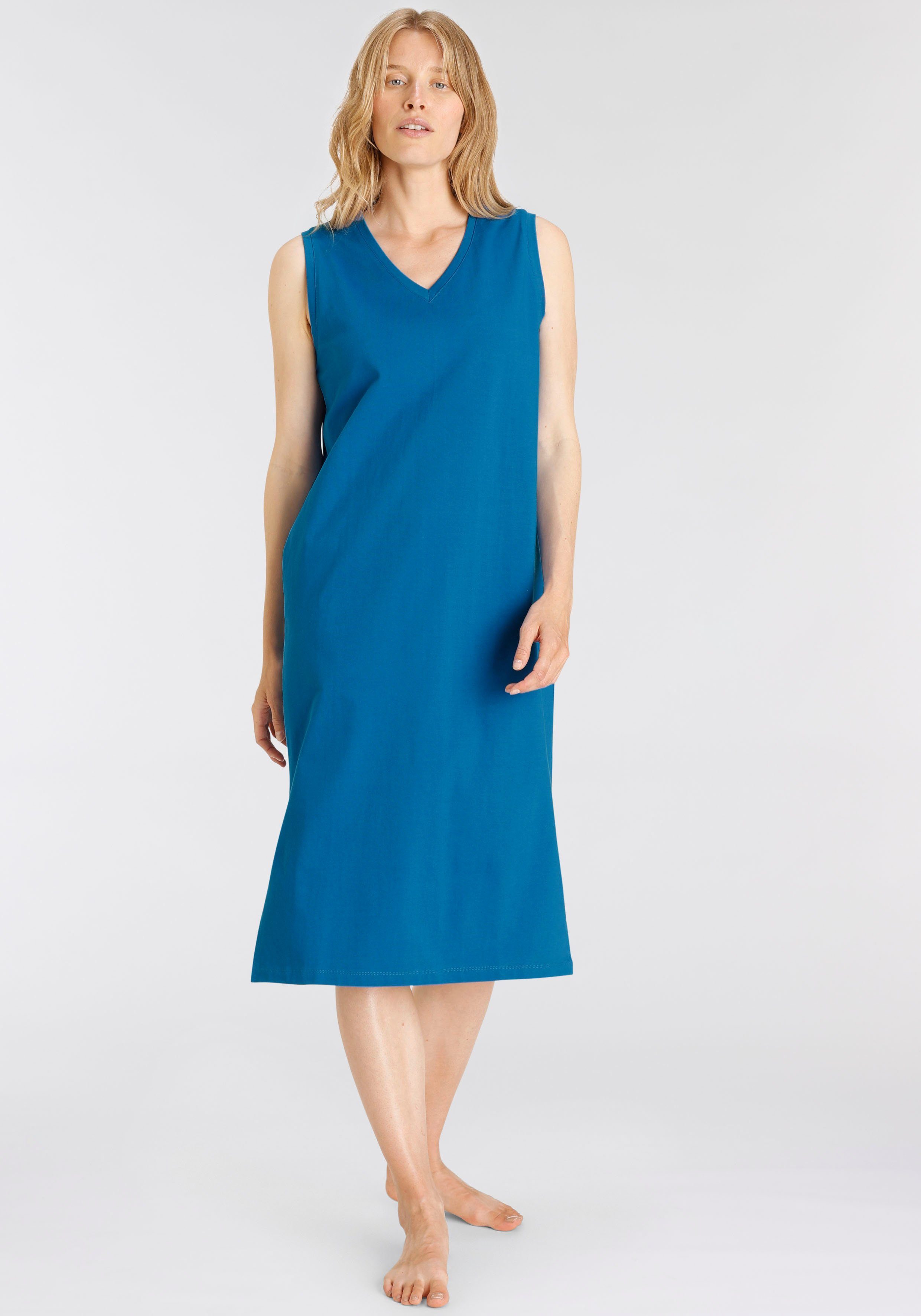 OTTO products Jerseykleid -CIRCULAR COLLECTION GOTS Azur zertifiziert Blau