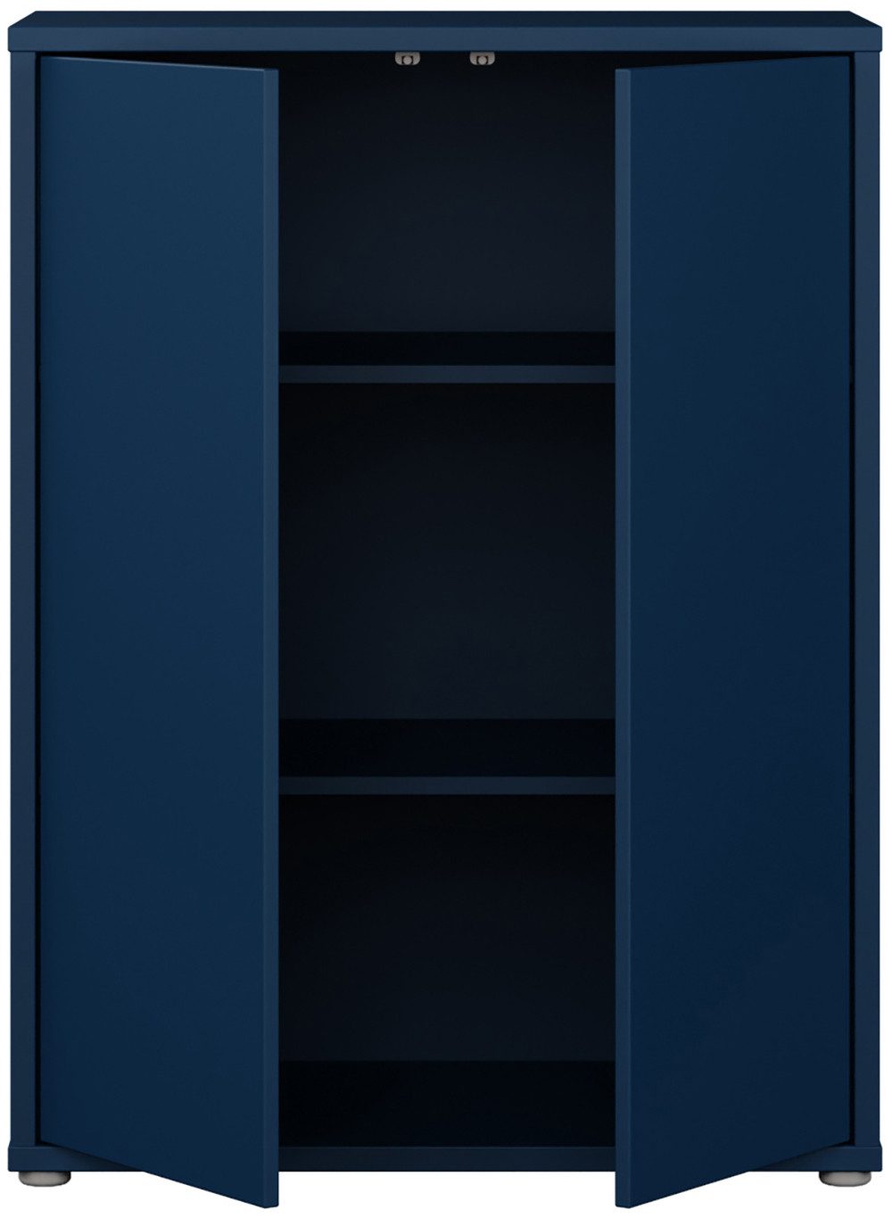 FORTE Kommode Alice Springs. Kommode, 2 Türen, B/H/T 74,5/99,1/41,5 cm, Türen grifflos, Push to open