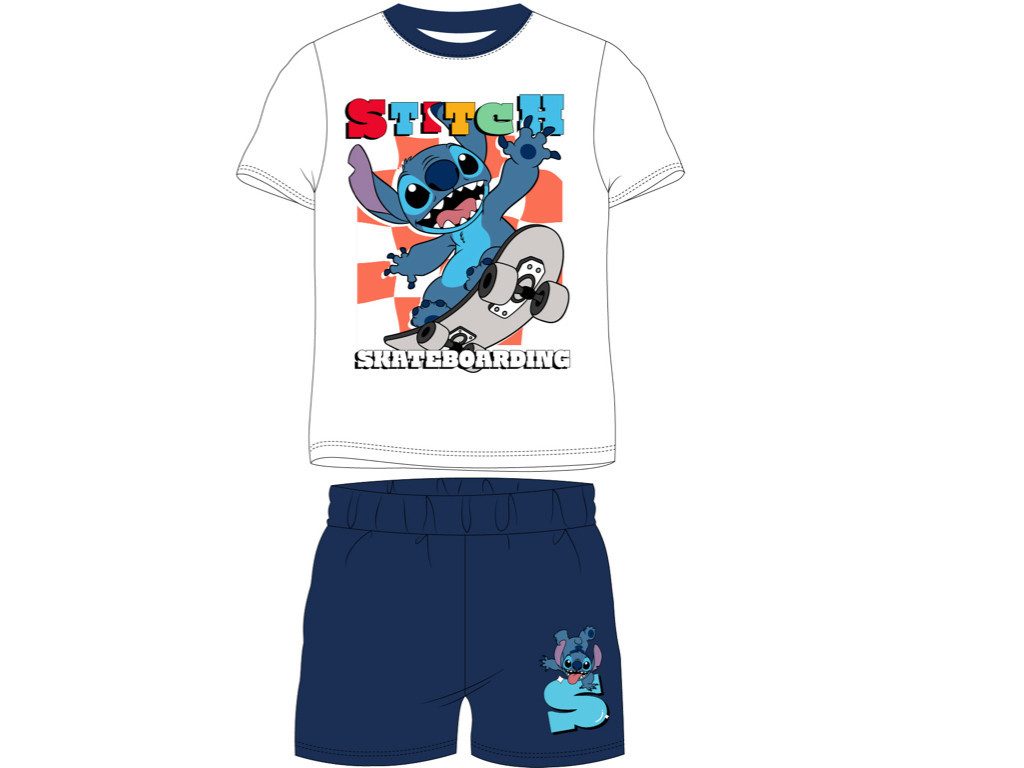 Stitch Shorty Lilo und Stitch Pyjama kurzer Schlafanzug