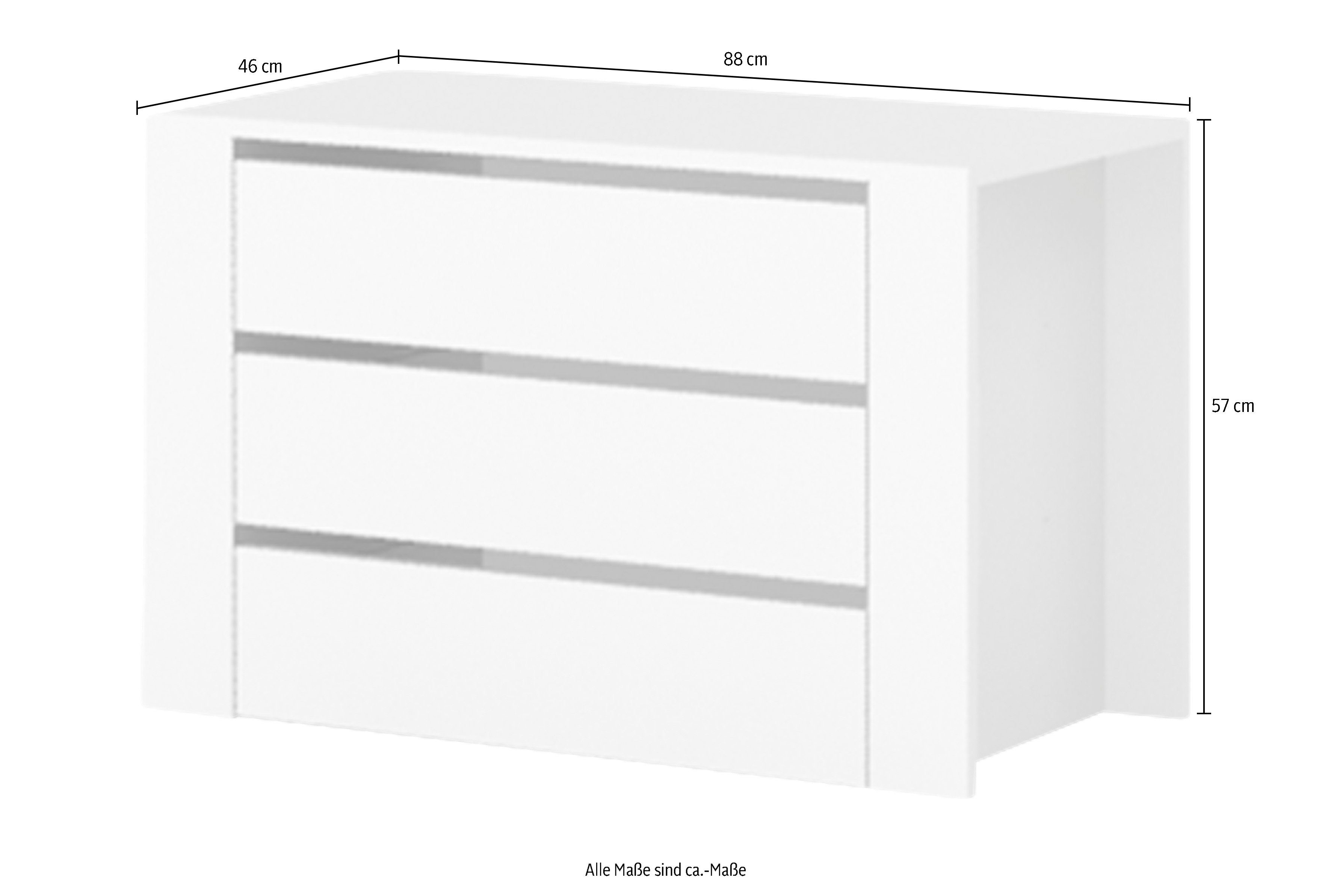 Serie Kleiderschränke Piano mit Soft-Close-Funktion,für of die Style Piano, Places der Schubladeneinsatz