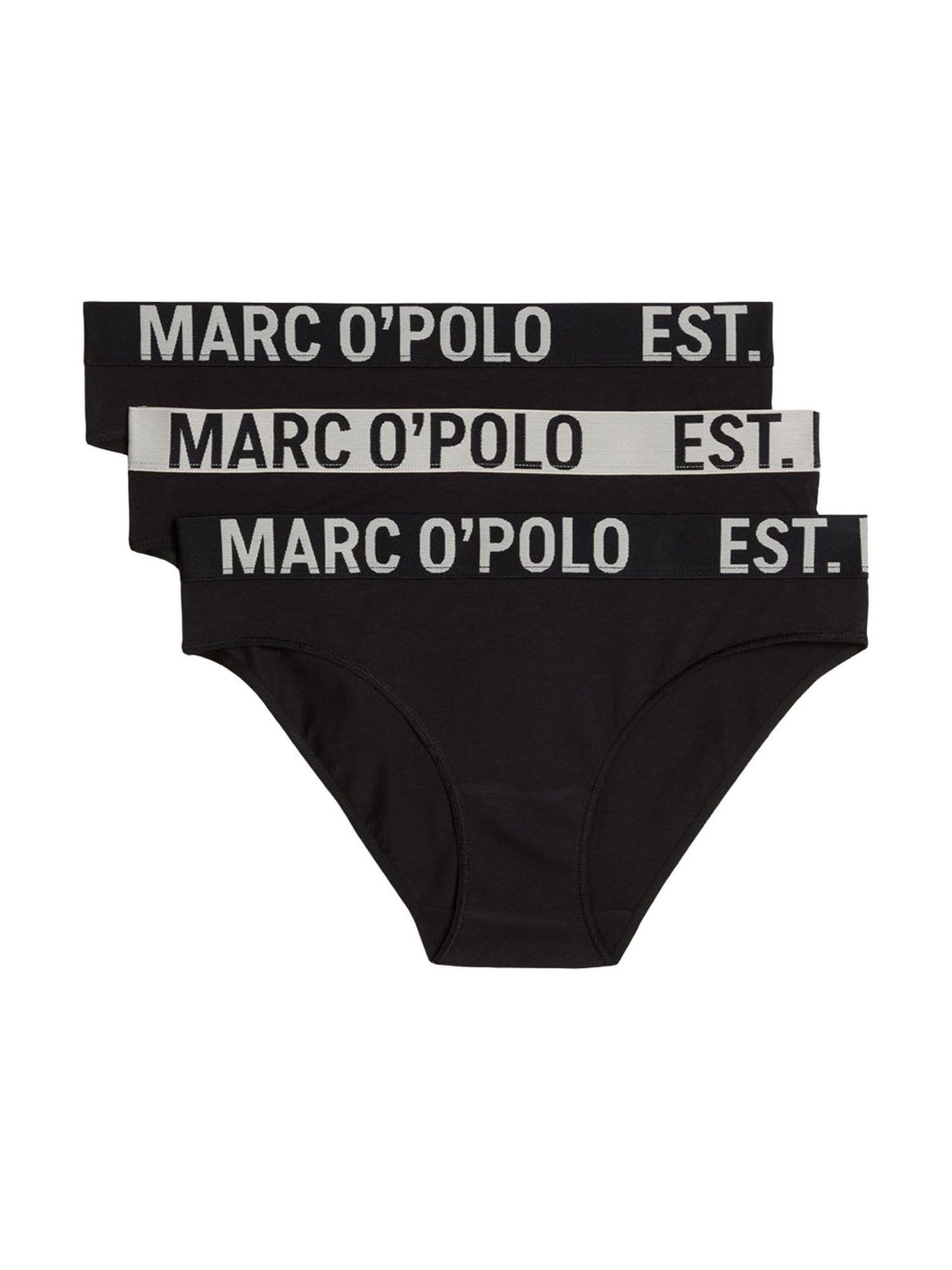 Marc O'Polo Slip Bio (3-St) Unterhose, Basic Slip, Slip