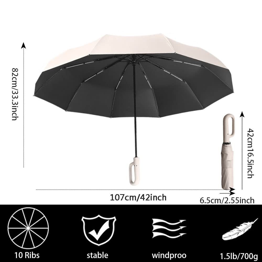 ZEUOPQ Taschenregenschirm Taschenregenschirm Vollautomatischer faltbarer Du günstig online kaufen