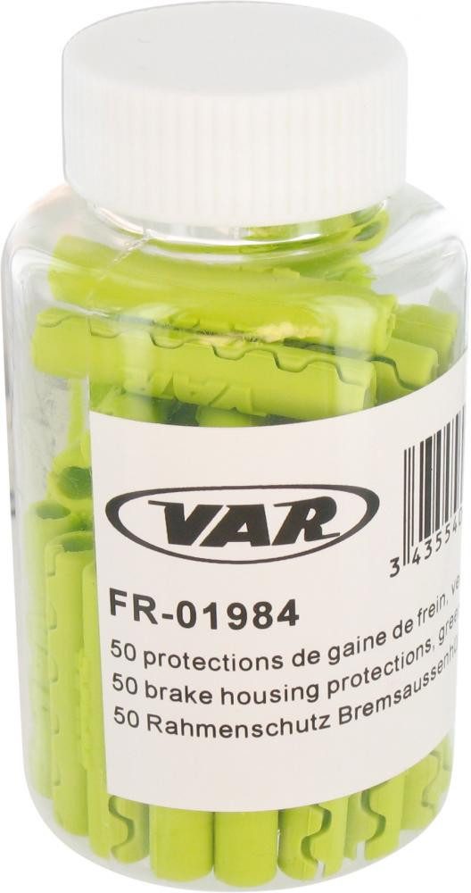 VAR Fahrradschutzhülle VAR Rahmenschutzkappen 5 mm, 50 Stk., Grün - effektiver Schutz für Sch