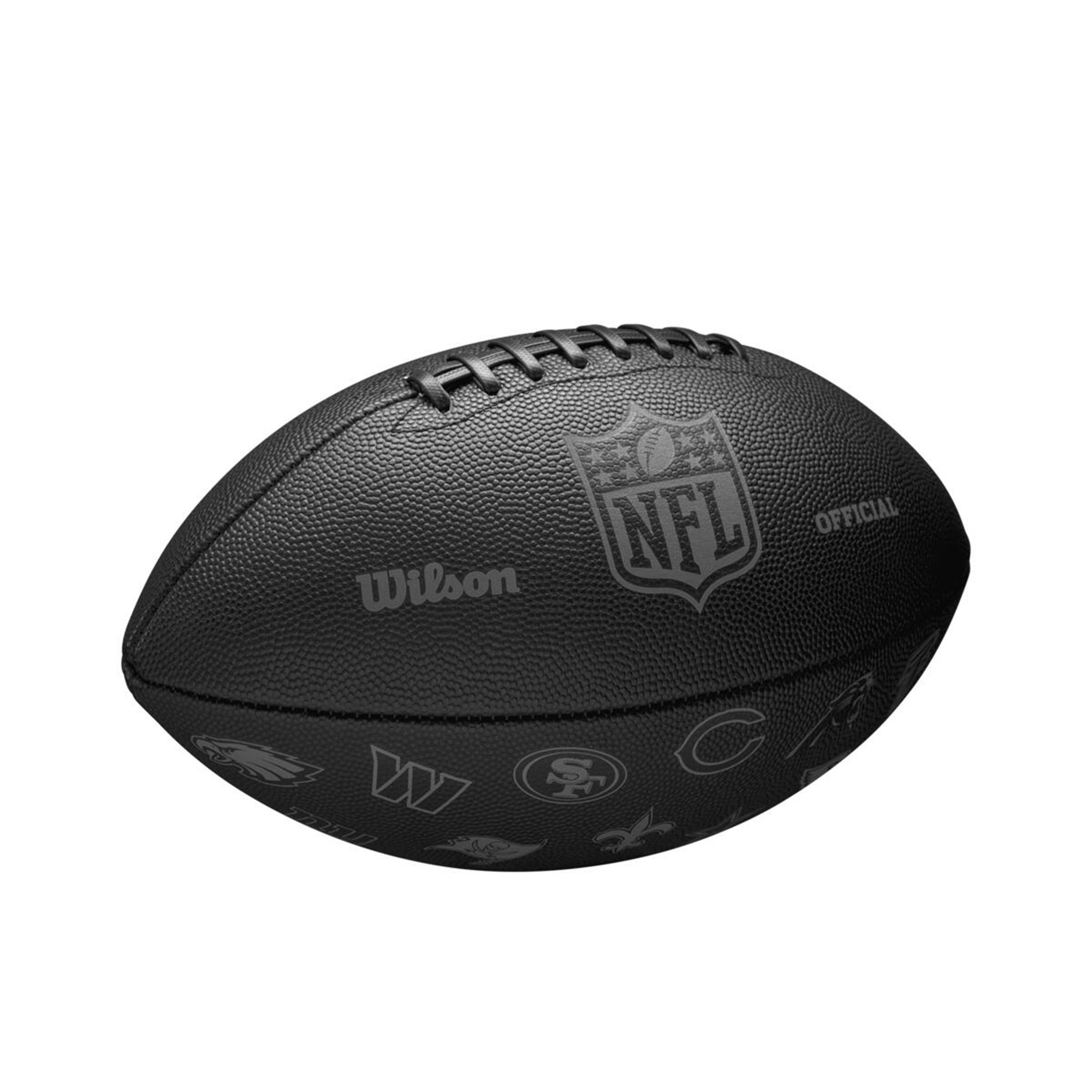 Wilson Football Wilson American Football NFL 32 Team BLACK in offizieller Größe