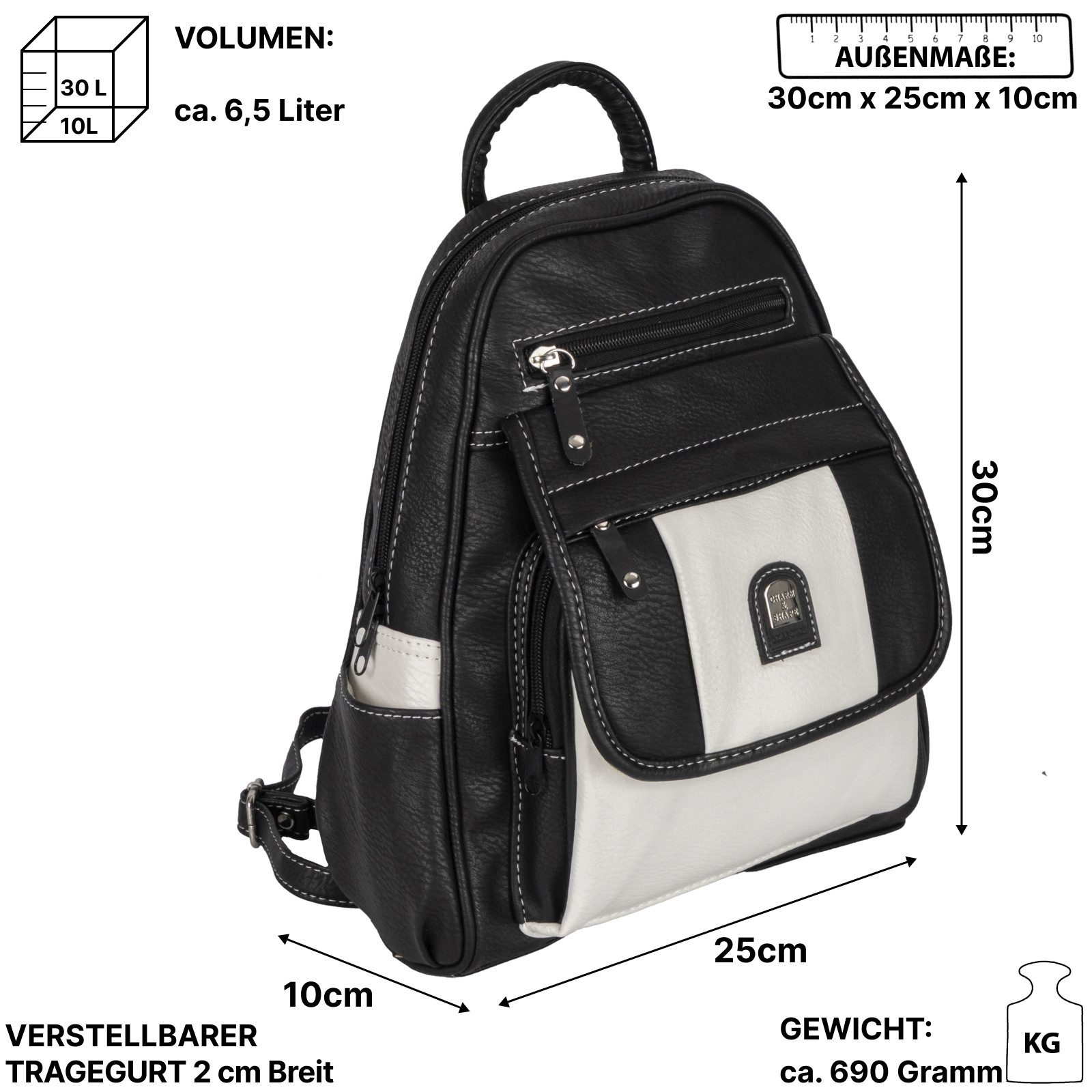 EAAKIE Rucksack Cityrucksack Damenrucksack Tagesrucksack Stadt günstig online kaufen
