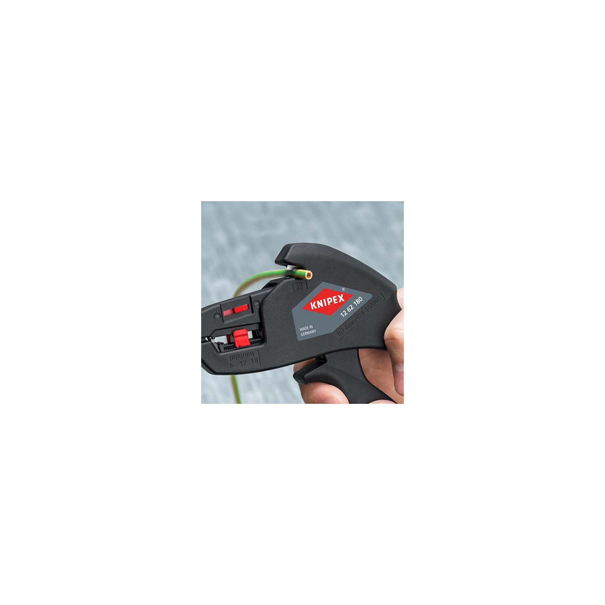 Knipex Abisolierzange KNIPEX 12 62 180 ComStrip Automatische Abisolierzange 165 mm