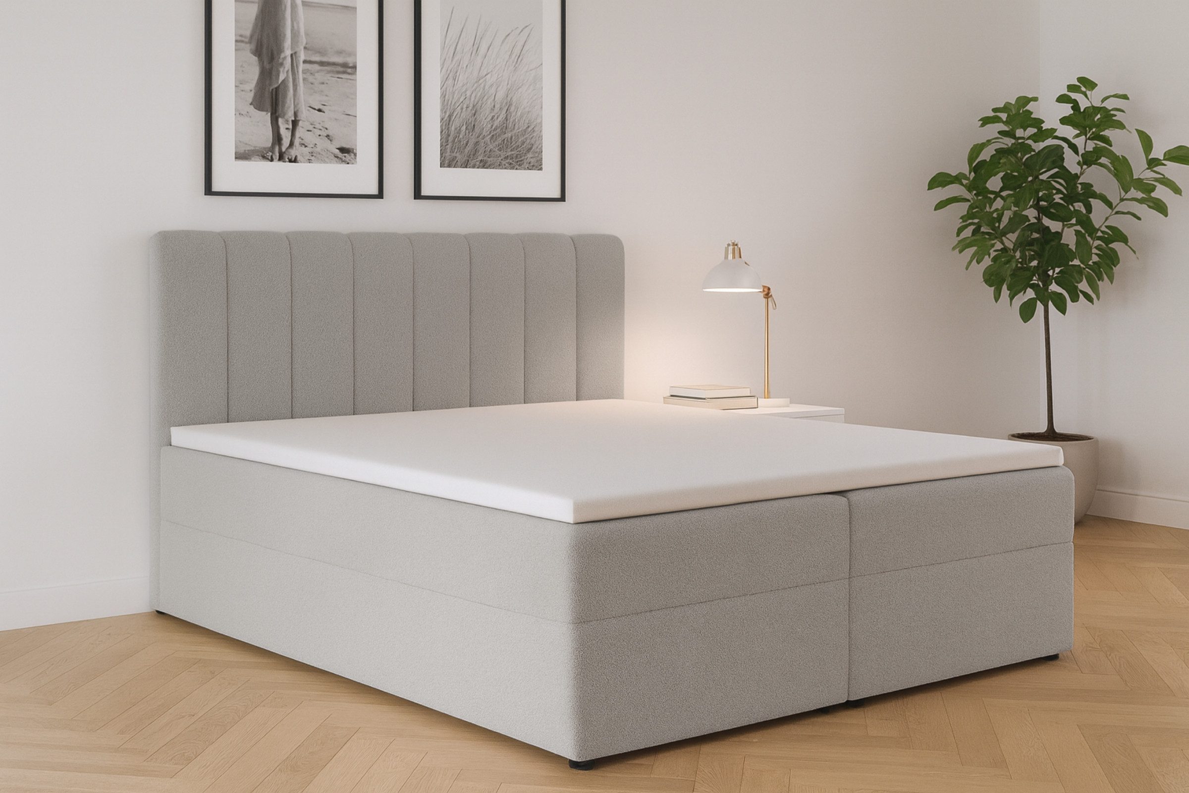 Deine Möbel 24 Boxspringbett VINCENT Polsterbett günstig online kaufen