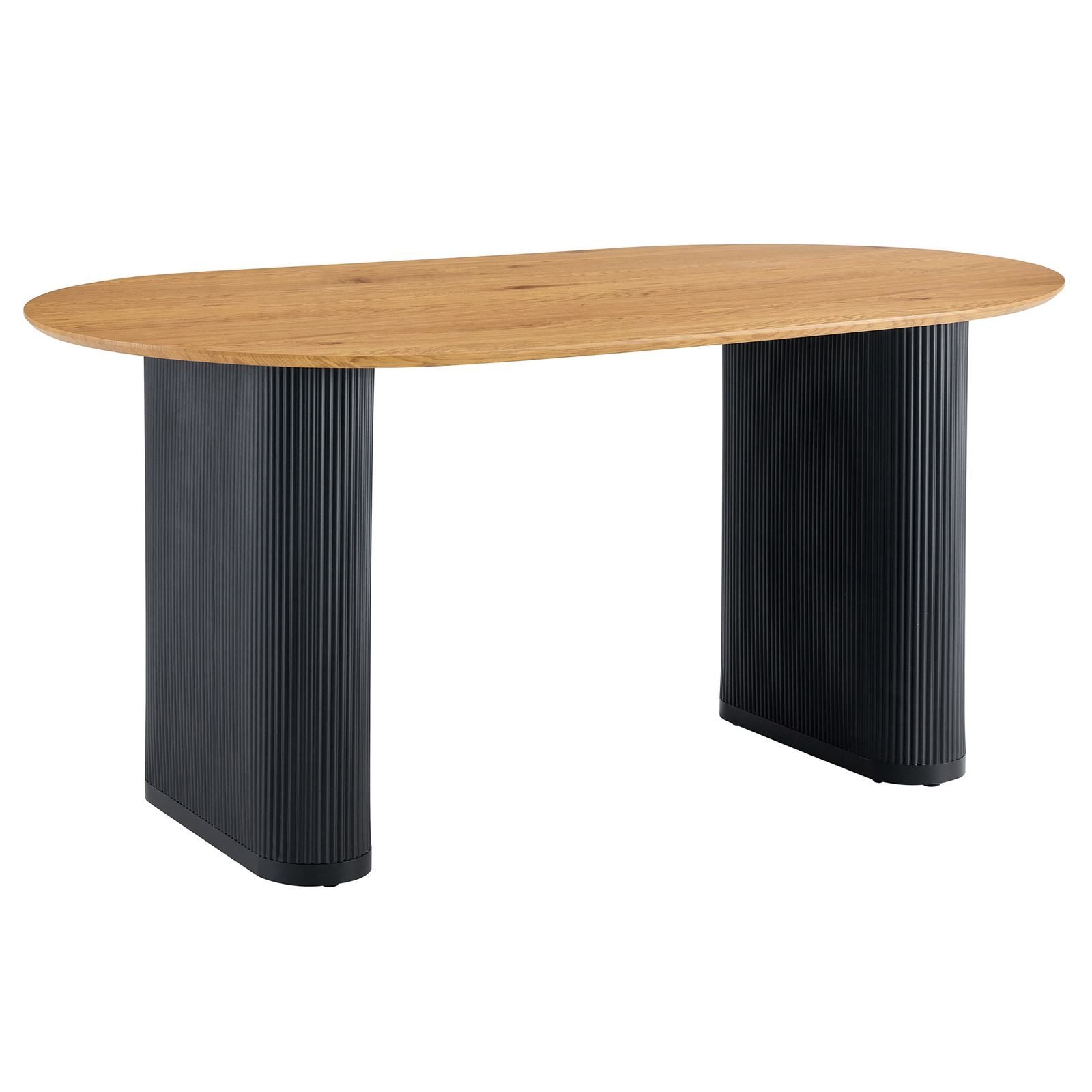 IDIMEX Esstisch GUARDA 160x75cm - Moderner Küchentisch Für 6 Personen Schwarz