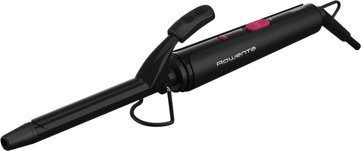 Lockenstab Rowenta CF2119 Curling Tong Basic Lockenstab Schwarz-Pink