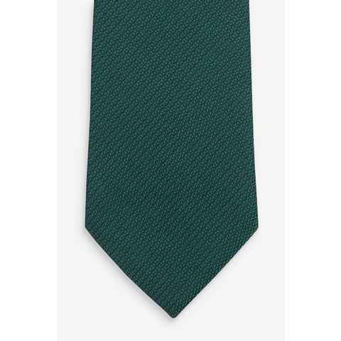 Next Krawatte Struktur-Krawatte mit Krawattenklammer (2-St)
