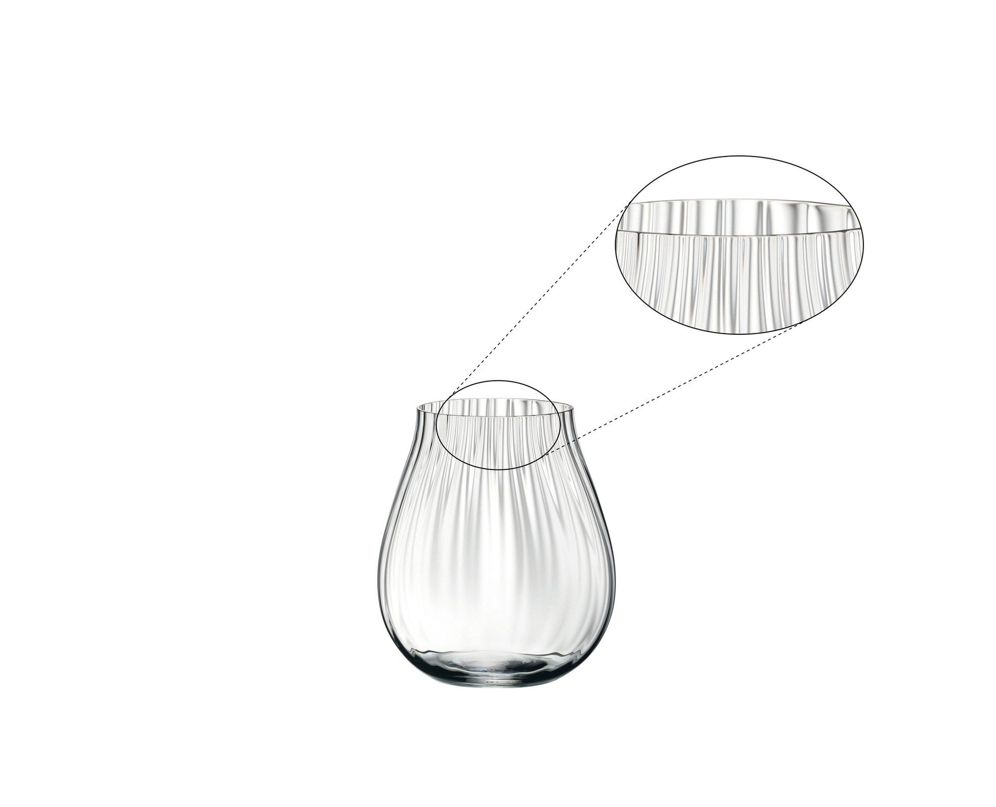 RIEDEL THE WINE GLASS COMPANY Longdrinkglas Riedel Optical O Trinkglas 765 ml 2er Set, Kristallglas