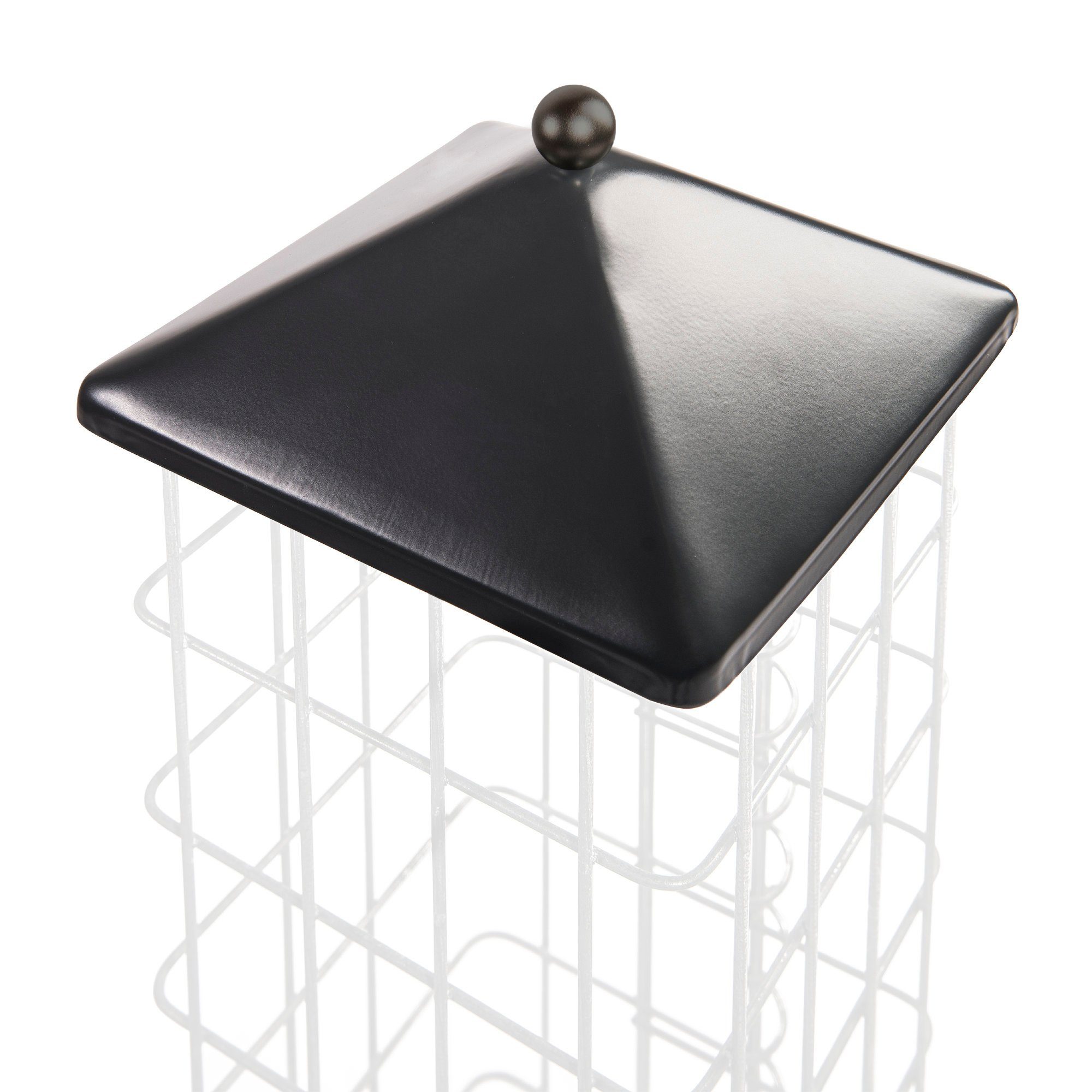 Zaunverbinderset Haube 22,5 x 22,5 cm ANTHRAZIT