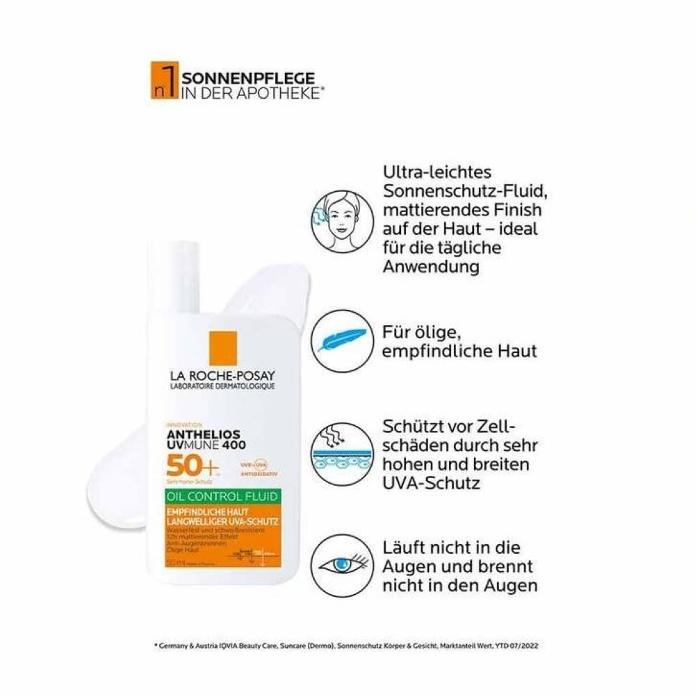 La Roche-Posay Sonnenschutzfluid Anthelios Oil Control Fluid UVMune 400