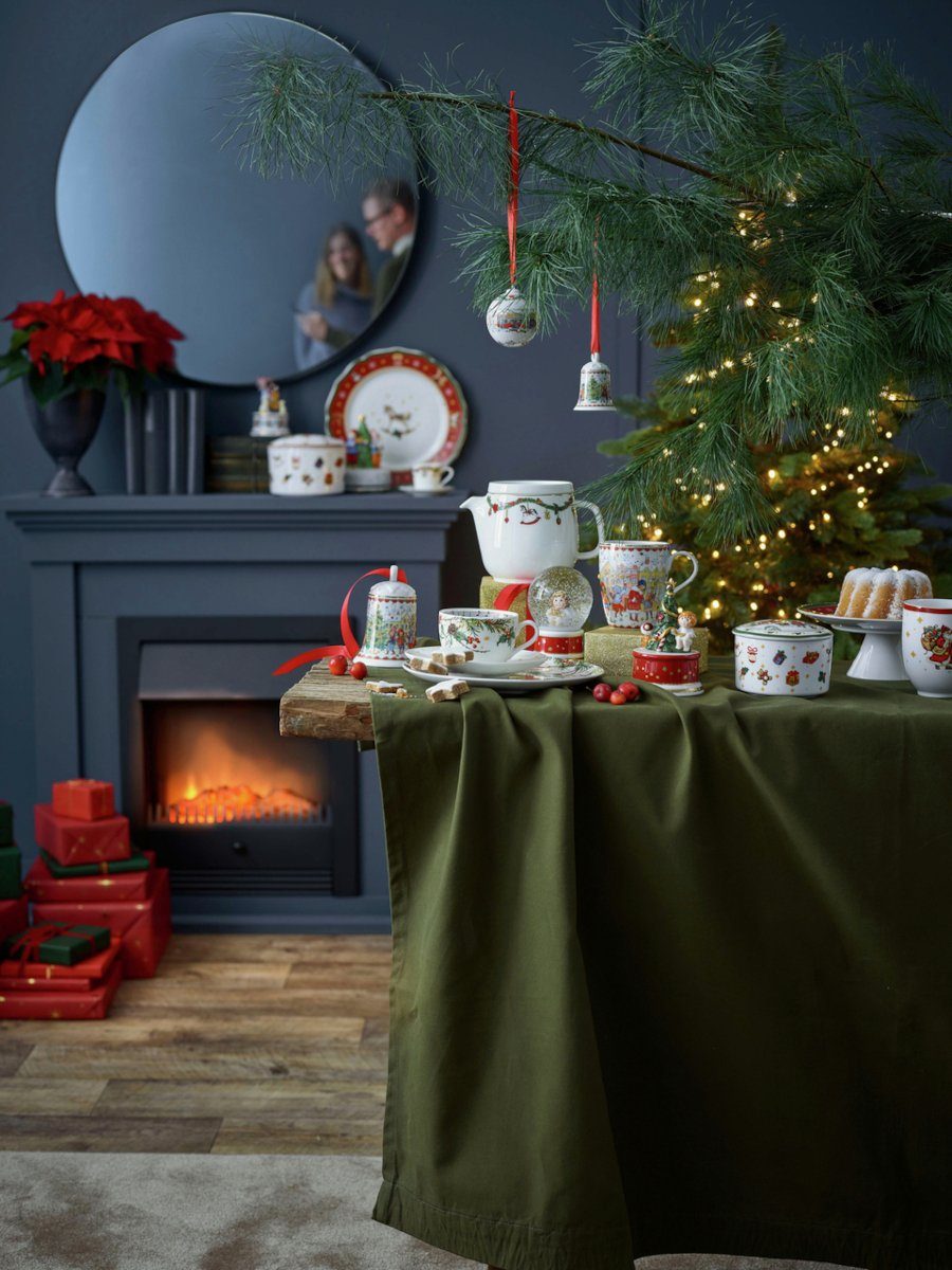 Hutschenreuther Weihnachtsfigur Happy Wintertime Dose klein, Dosen