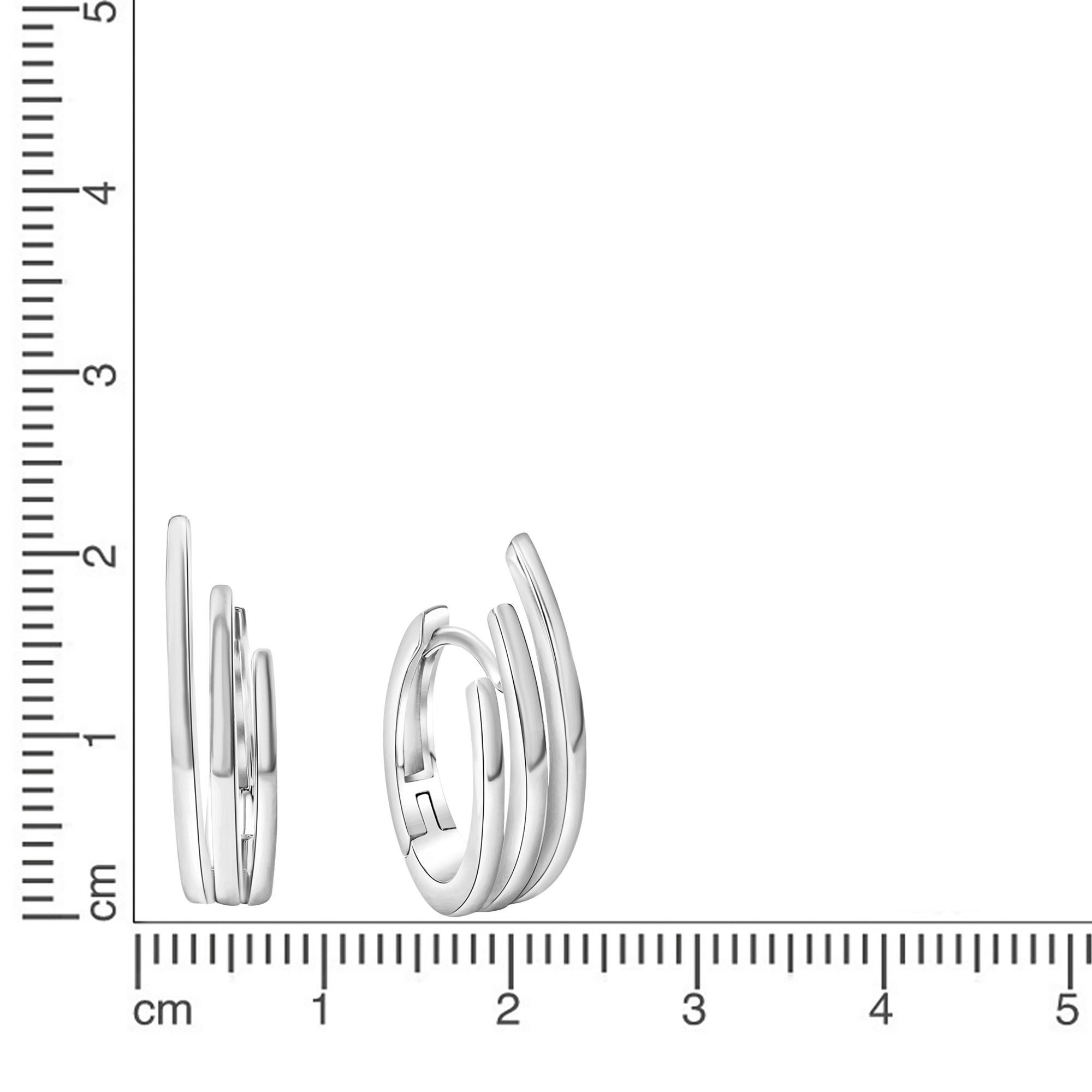 CELESTA Paar Creolen 925/- Sterling Silber rhodiniert günstig online kaufen