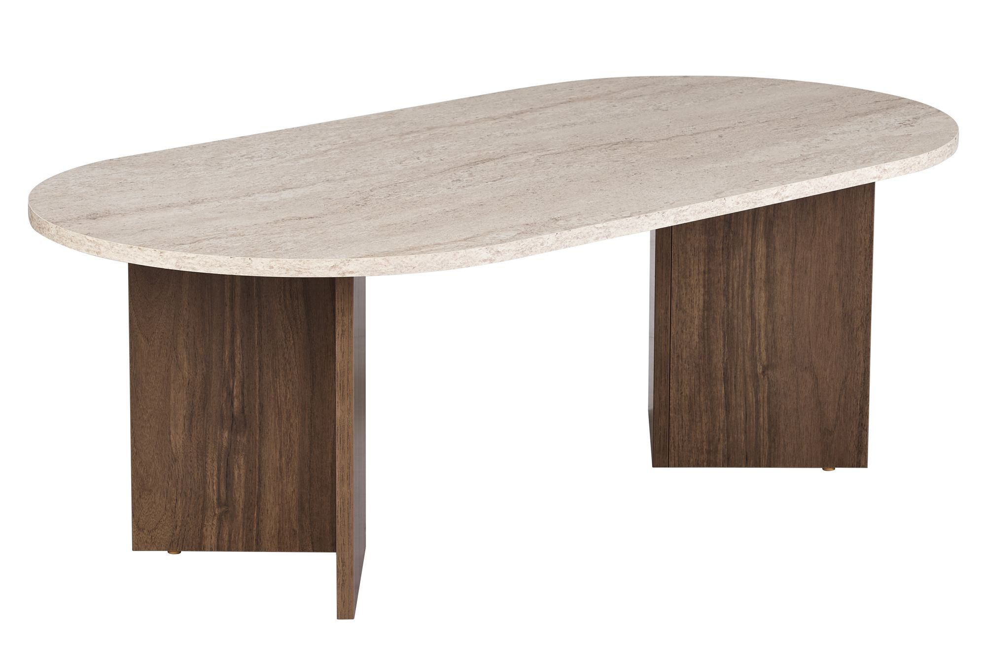 Skye Decor Couchtisch Sable (1-St., 1-tlg), oval – moderner Wohnzimmertisch für Wohnzimmer