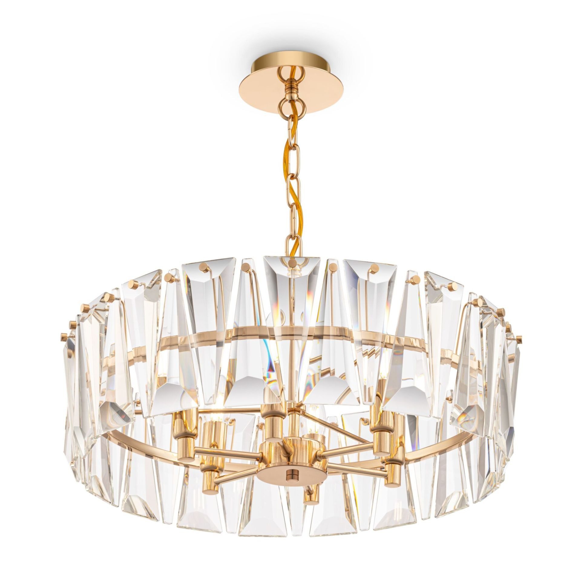 MAYTONI DECORATIVE LIGHTING Pendelleuchte Puntes 5 51.7x23.8x51.7 cm, ohne Leuchtmittel, hochwertige Design Lampe & dekoratives Raumobjekt