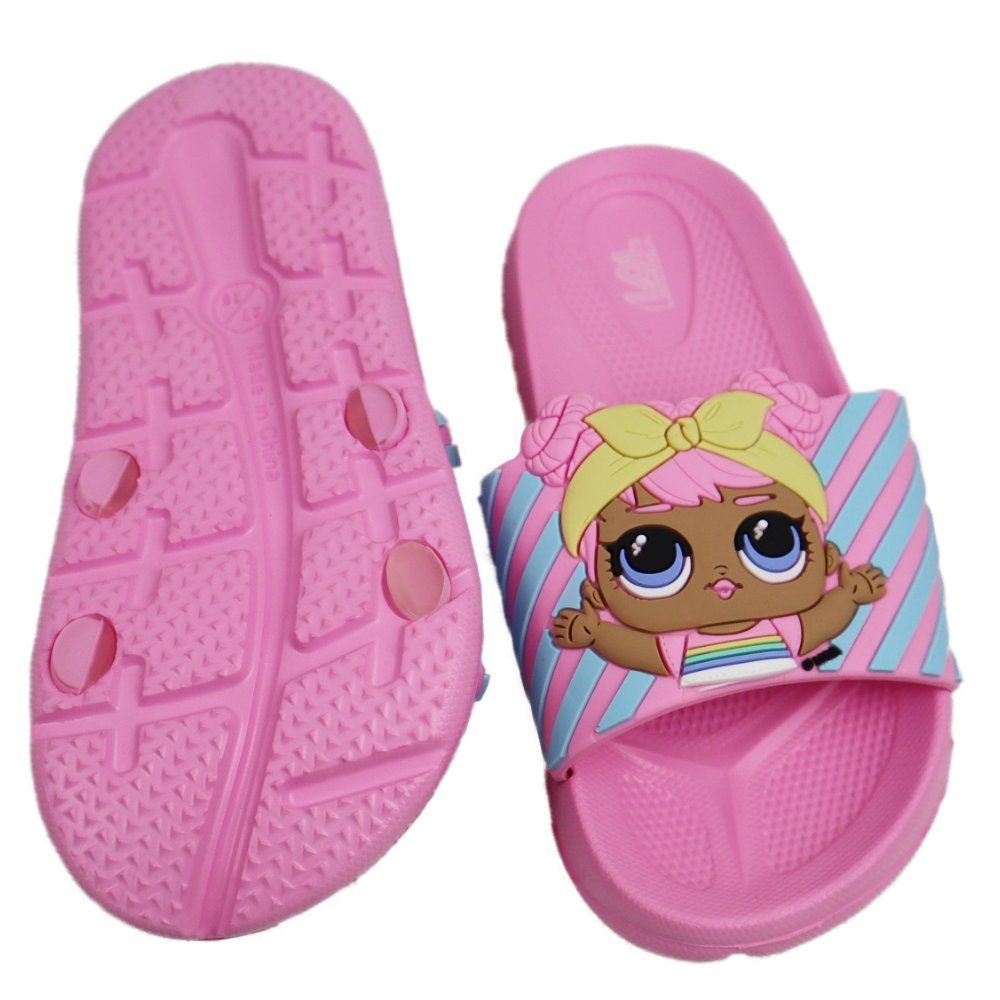 LOL Surprise Sandalen Sandale Schuhe Sommerschuhe Pink Klettverschluss 