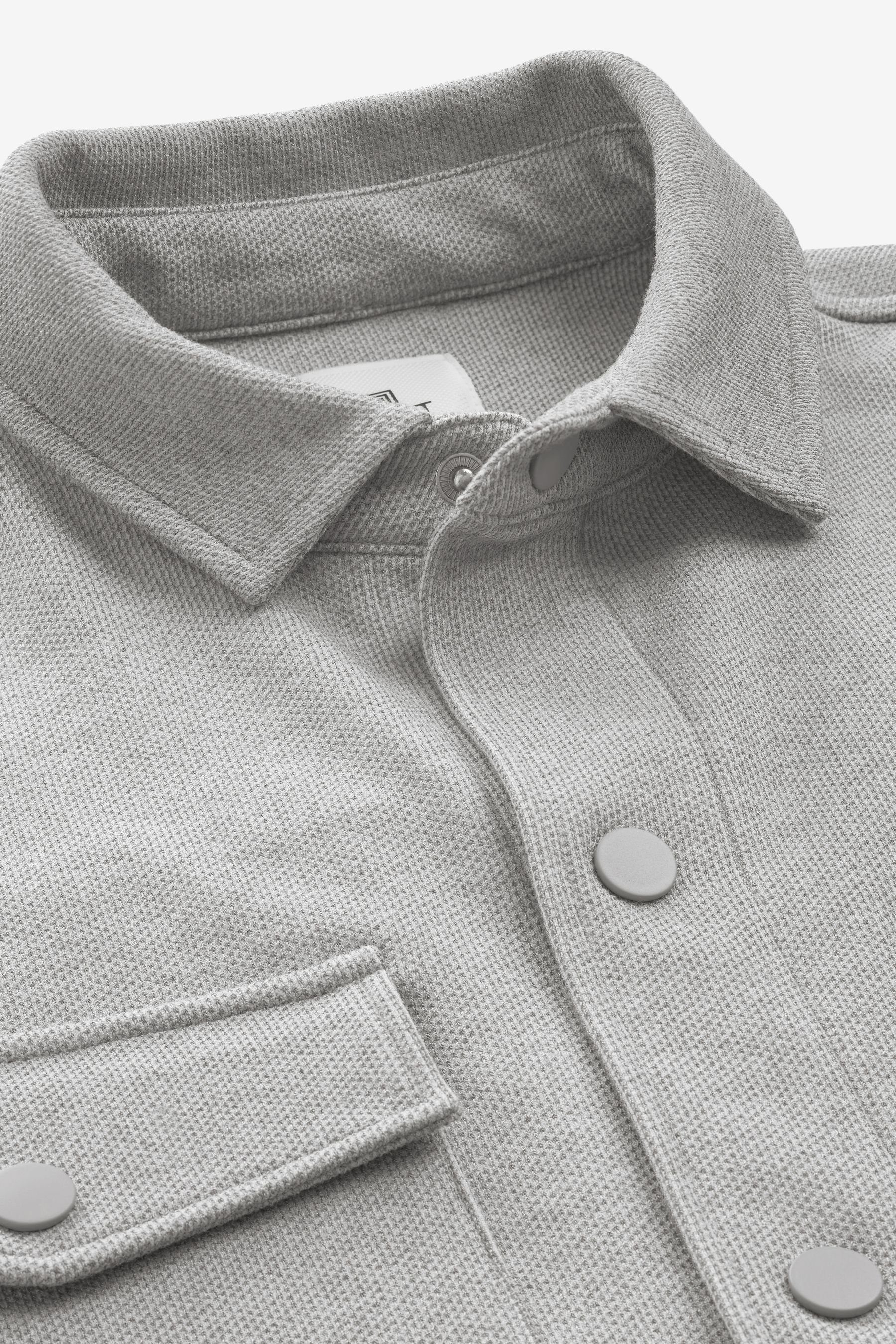 Next Hemdjacke Hemdjacke aus Jersey (1-St)