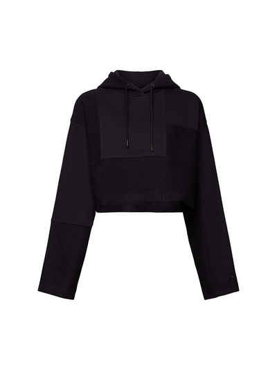 Esprit Collection Kapuzensweatshirt Cropped-Hoodie in Patchworkoptik