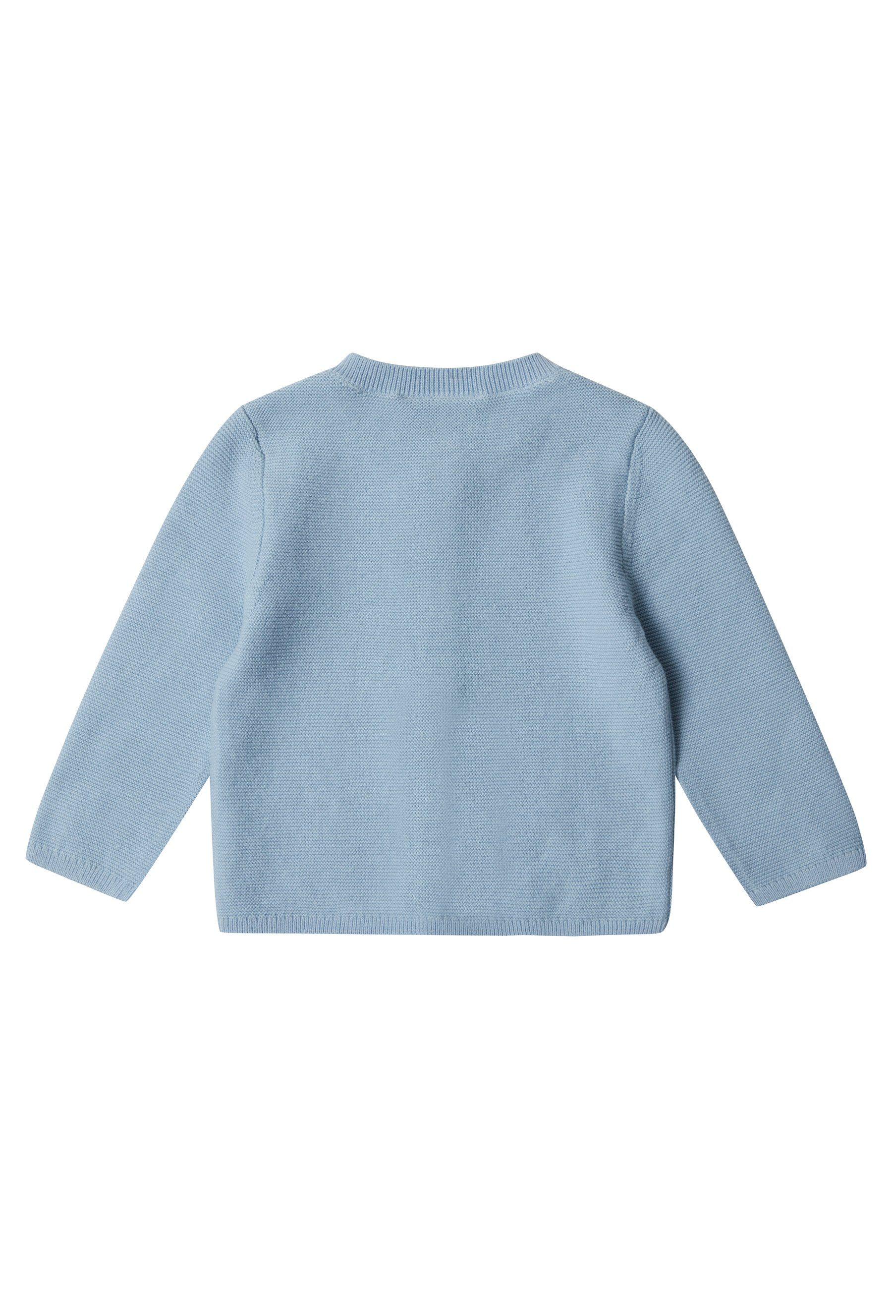 Babystrickjacke hellblau Cardigan Stellou friends &