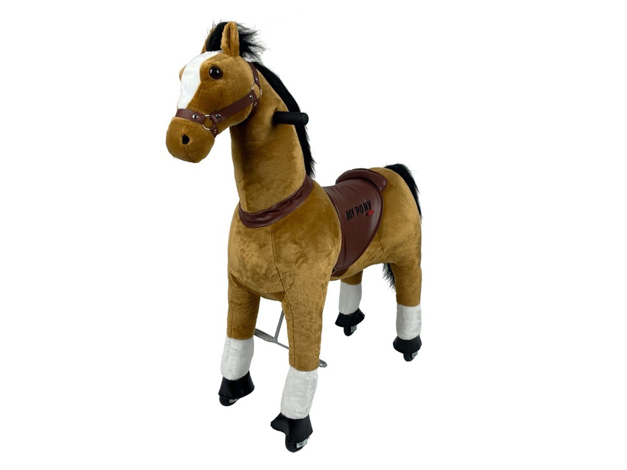 BLACK FRIDAY - TPFLiving Reittier »Pferd Flocke«, Reitpferd für Kinder von  4 bis 10 Jahren - Schaukeltier - Reittier mit Rollen - Spielpferd -  Spieltier - Größe M Farbe: hellbraun kaufen | OTTO