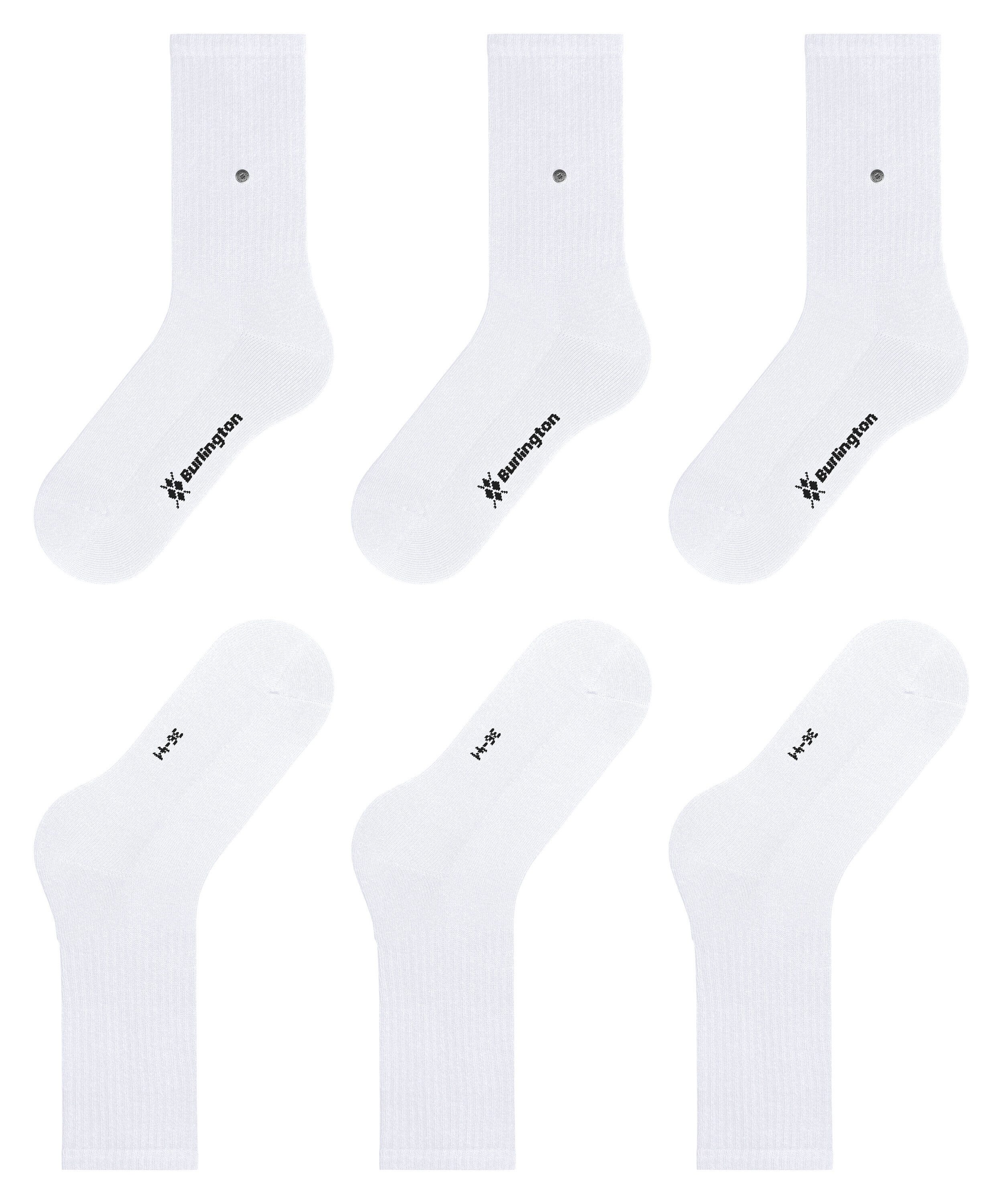 Burlington Socken Burlington Crew 3-Pack Herren (3-Paar) – Bild 5 von 5